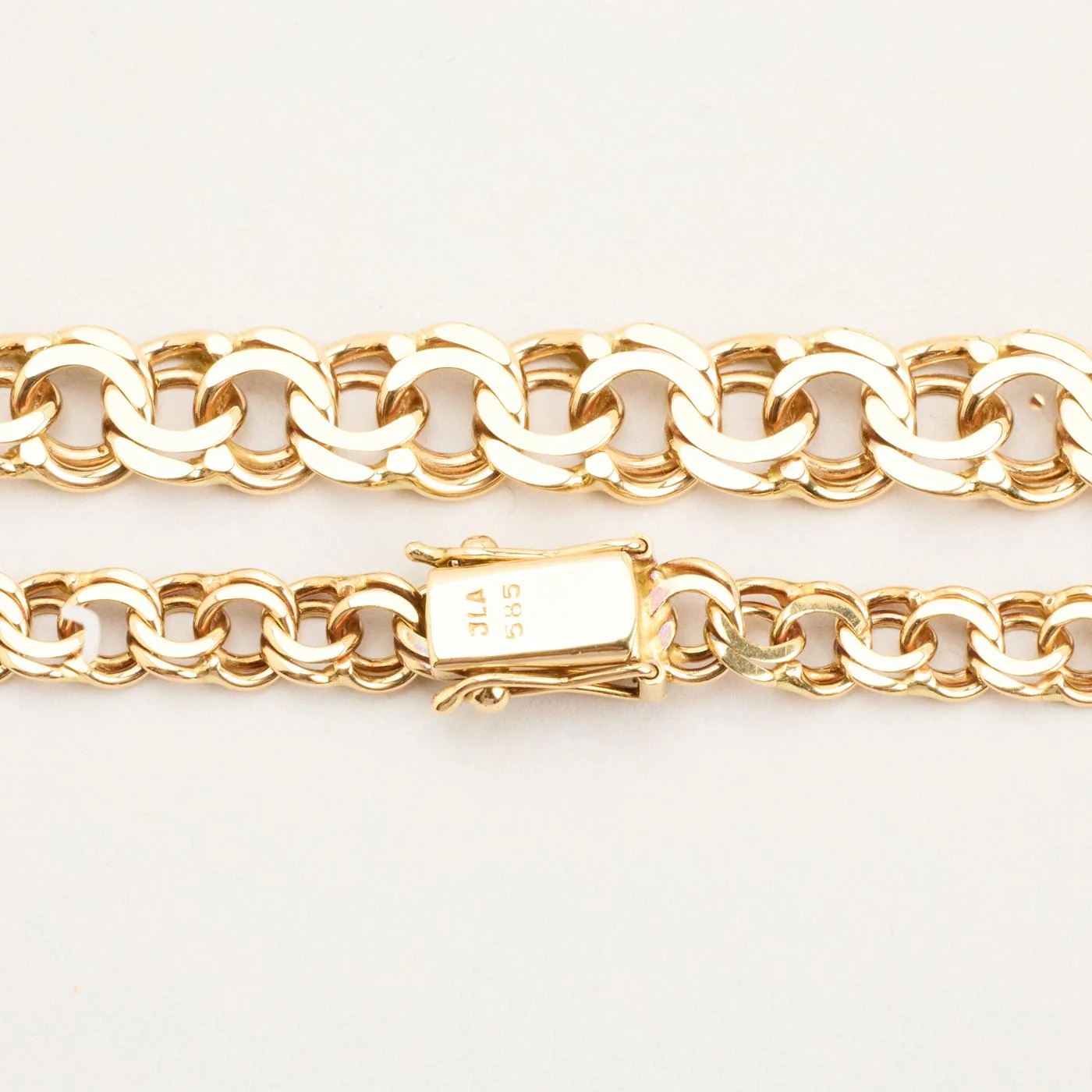 Bismarck Halsband i 14K guld, 42 cm, 25.6 g - Image 4