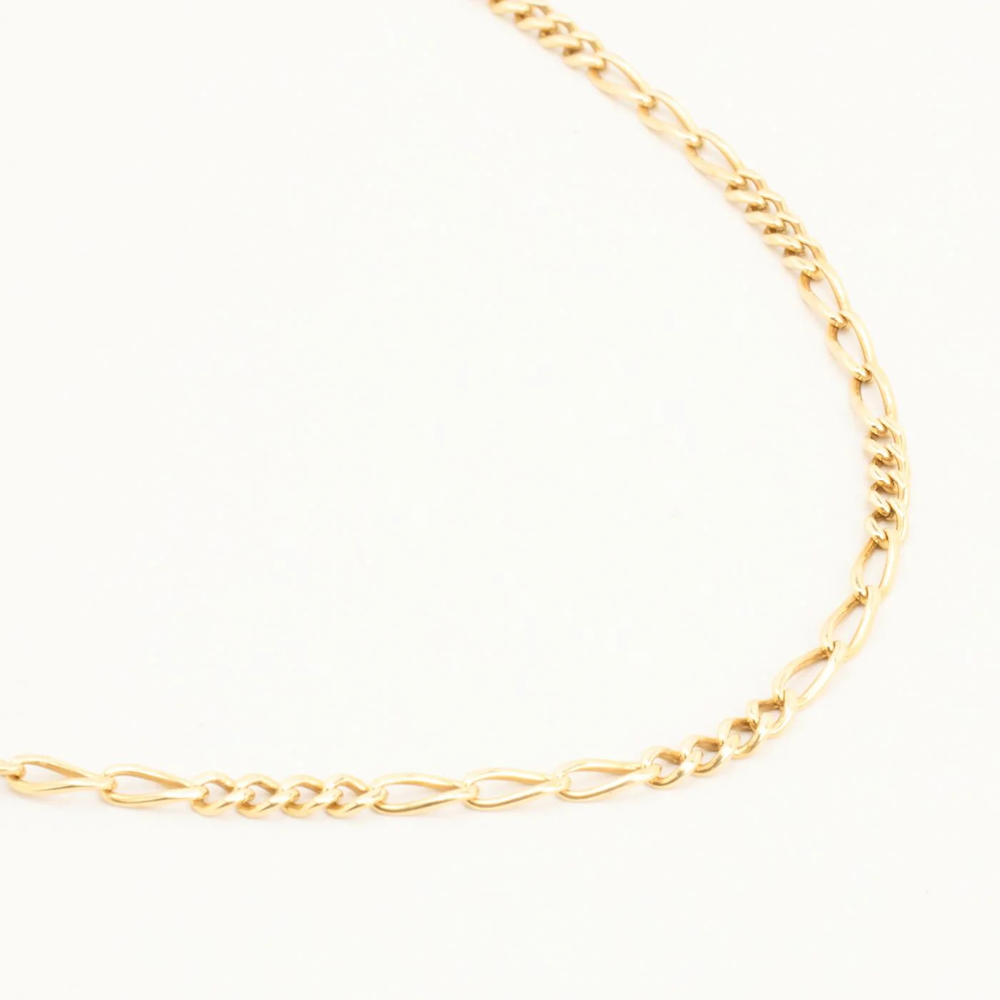 Figaro Halsband i 8K guld, 44.5 cm, 6.3 g - Image 2