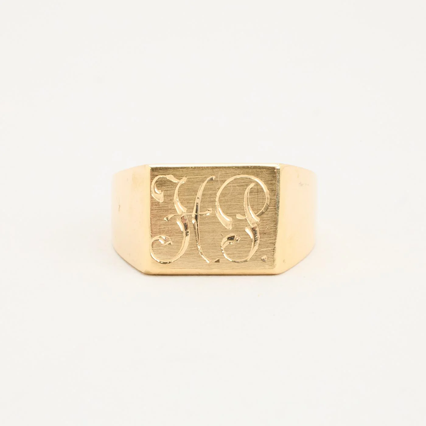 Signetring i 14K guld strl. 20.1 / strl. 63