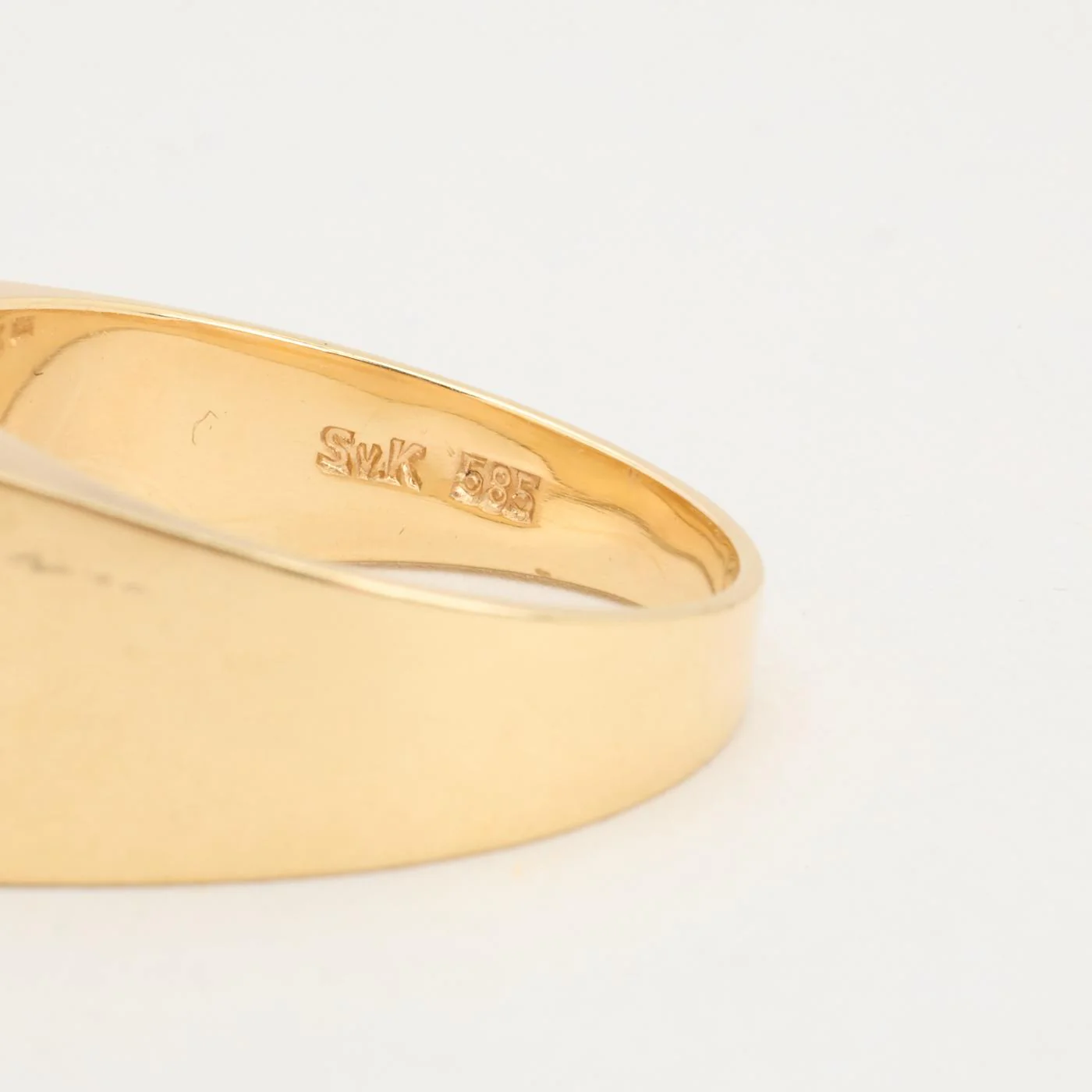 Signetring i 14K guld strl. 20.1 / strl. 63 - Image 5