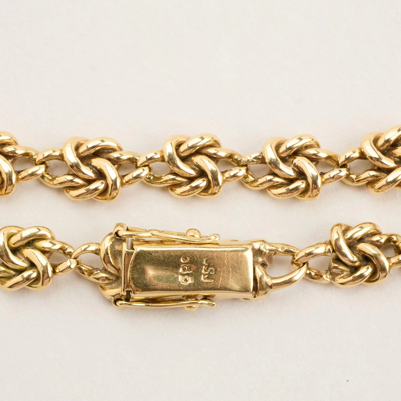 Knut Armband i 14K guld, 18.5 cm, 17.8 g - Image 4