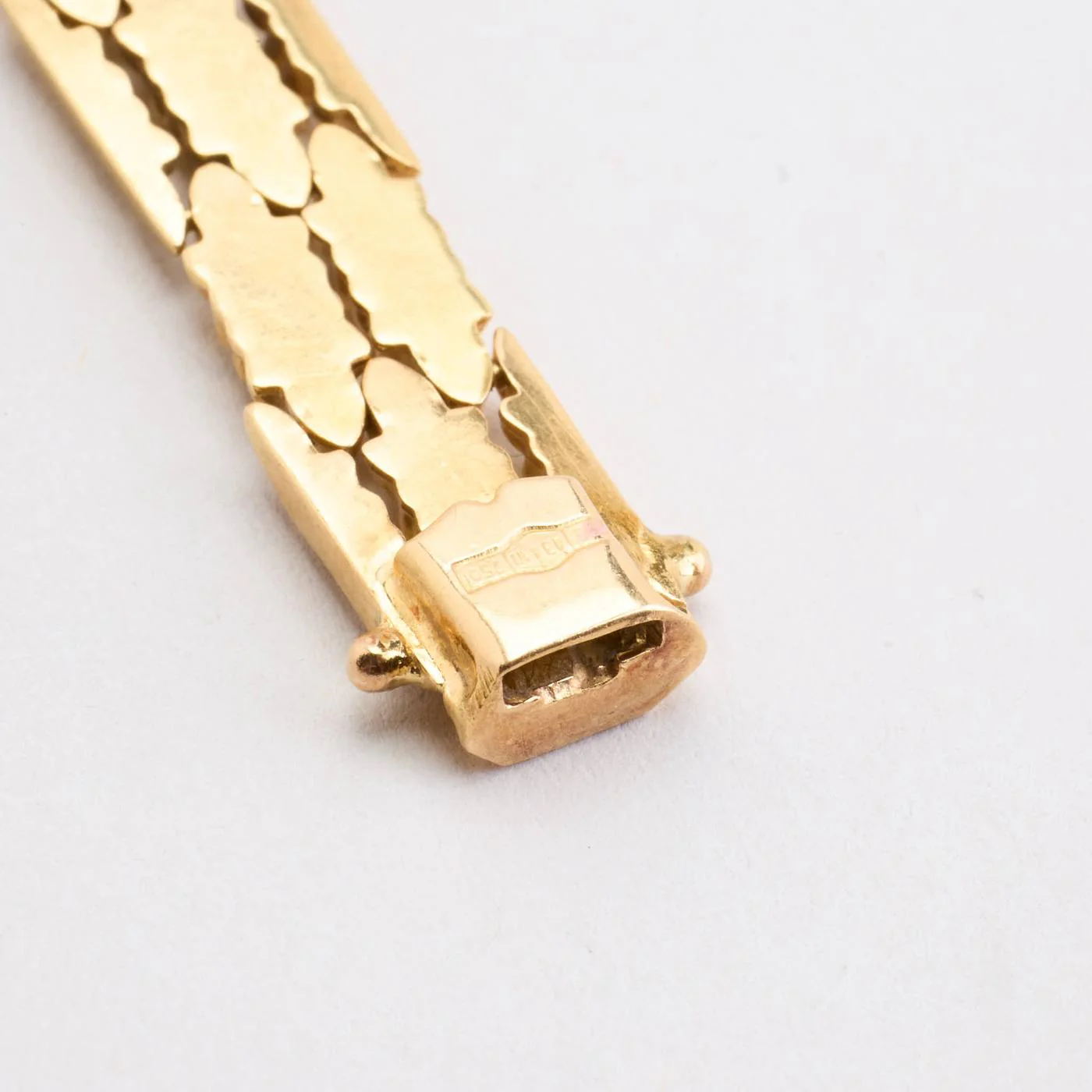 Blomma Block Armband i 18K guld, 17 cm, 15.25 g - Image 4