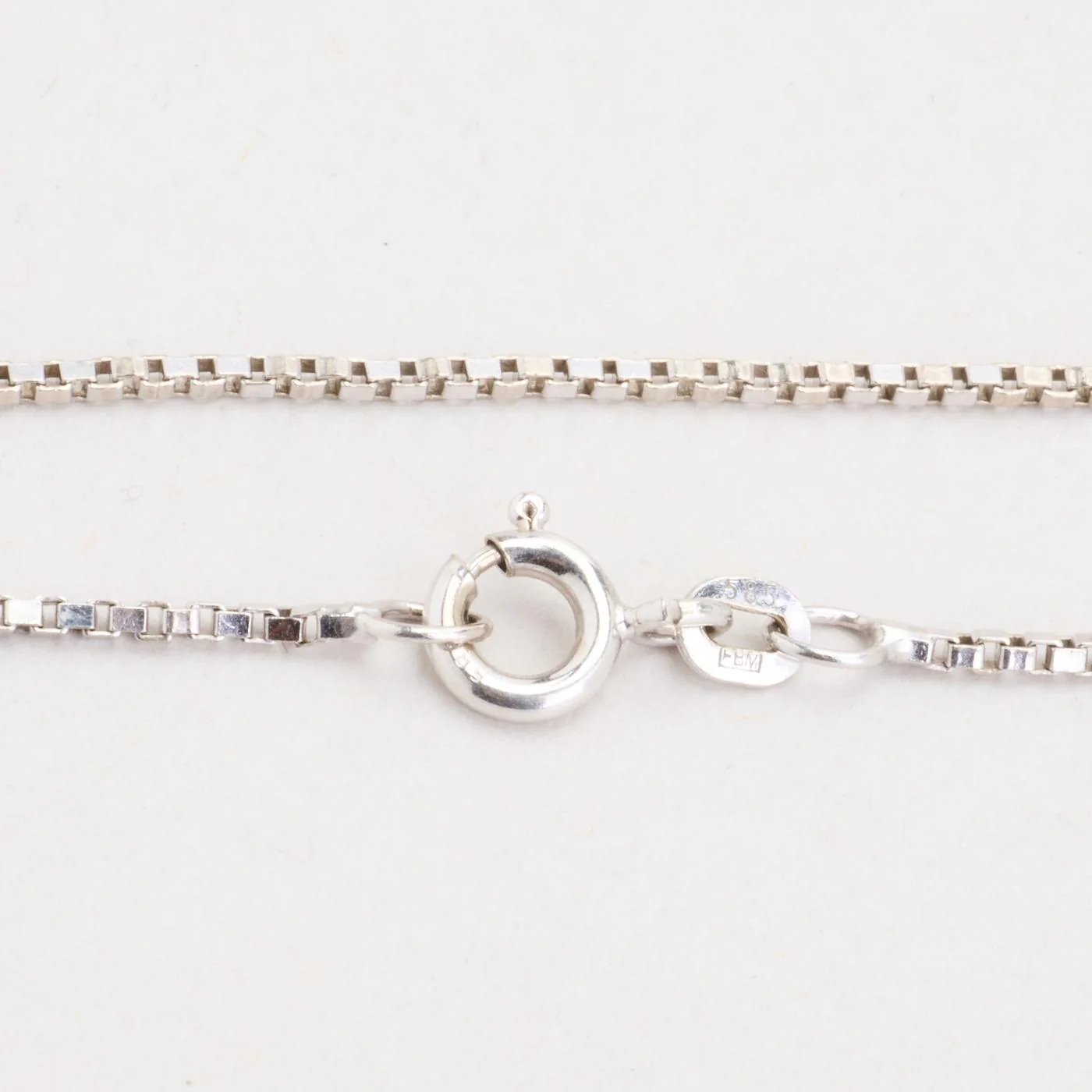 Venezia Halsband med diamant (0.1 ct) i 14K vitt guld, 52.5 cm, 7.97 g - Image 4