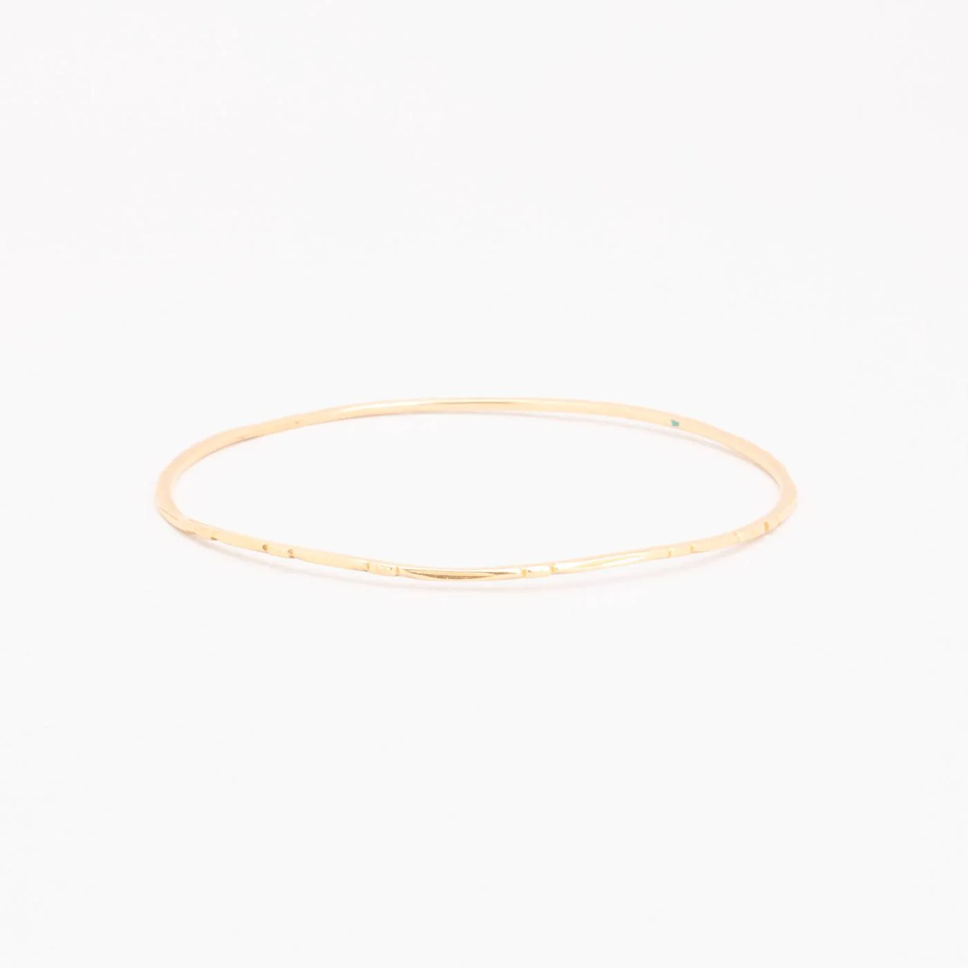 Mönstrad fast armring i 18K guld, 6.3 cm, 5.3 g - Image 2