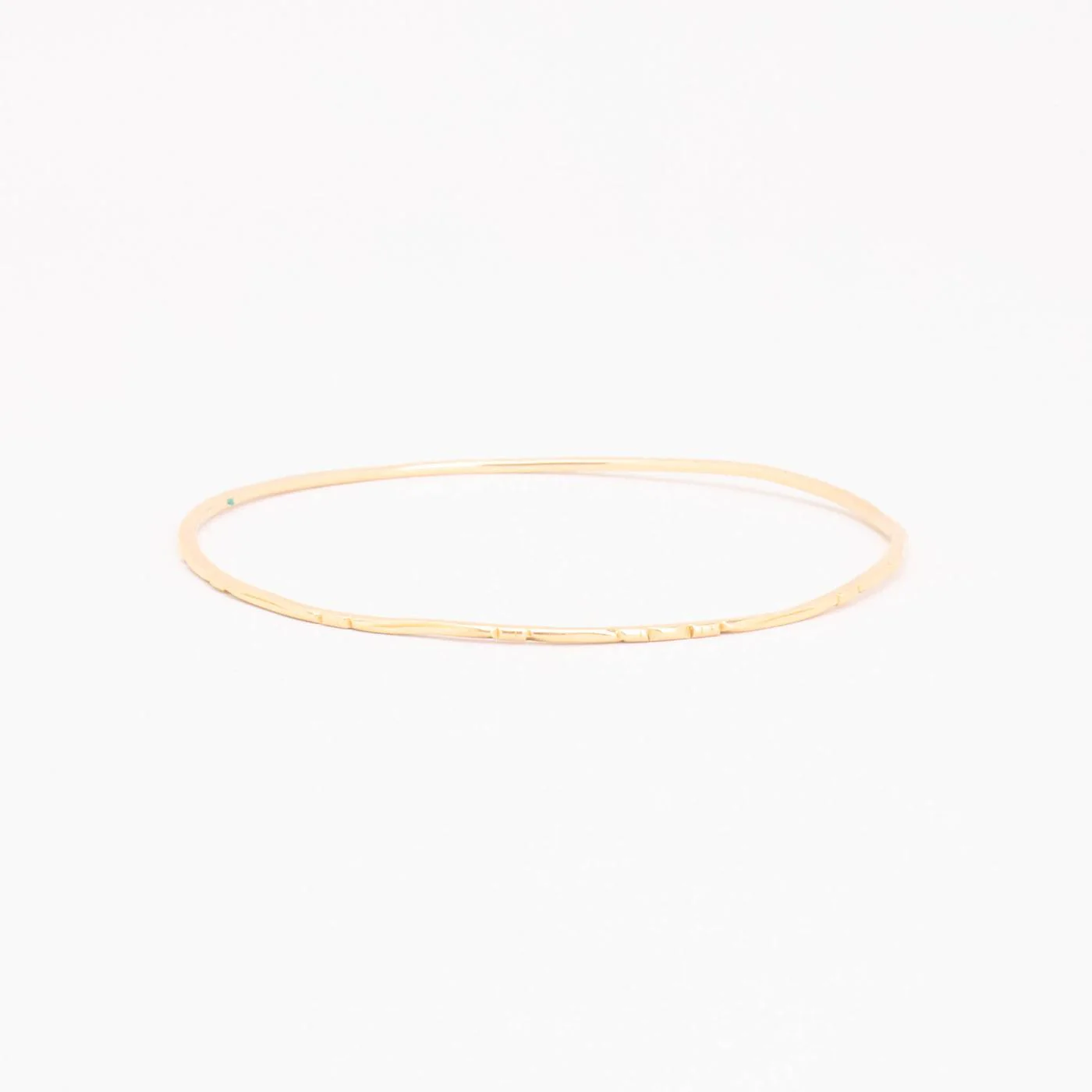 Mönstrad fast armring i 18K guld, 6.3 cm, 5.3 g - Image 4