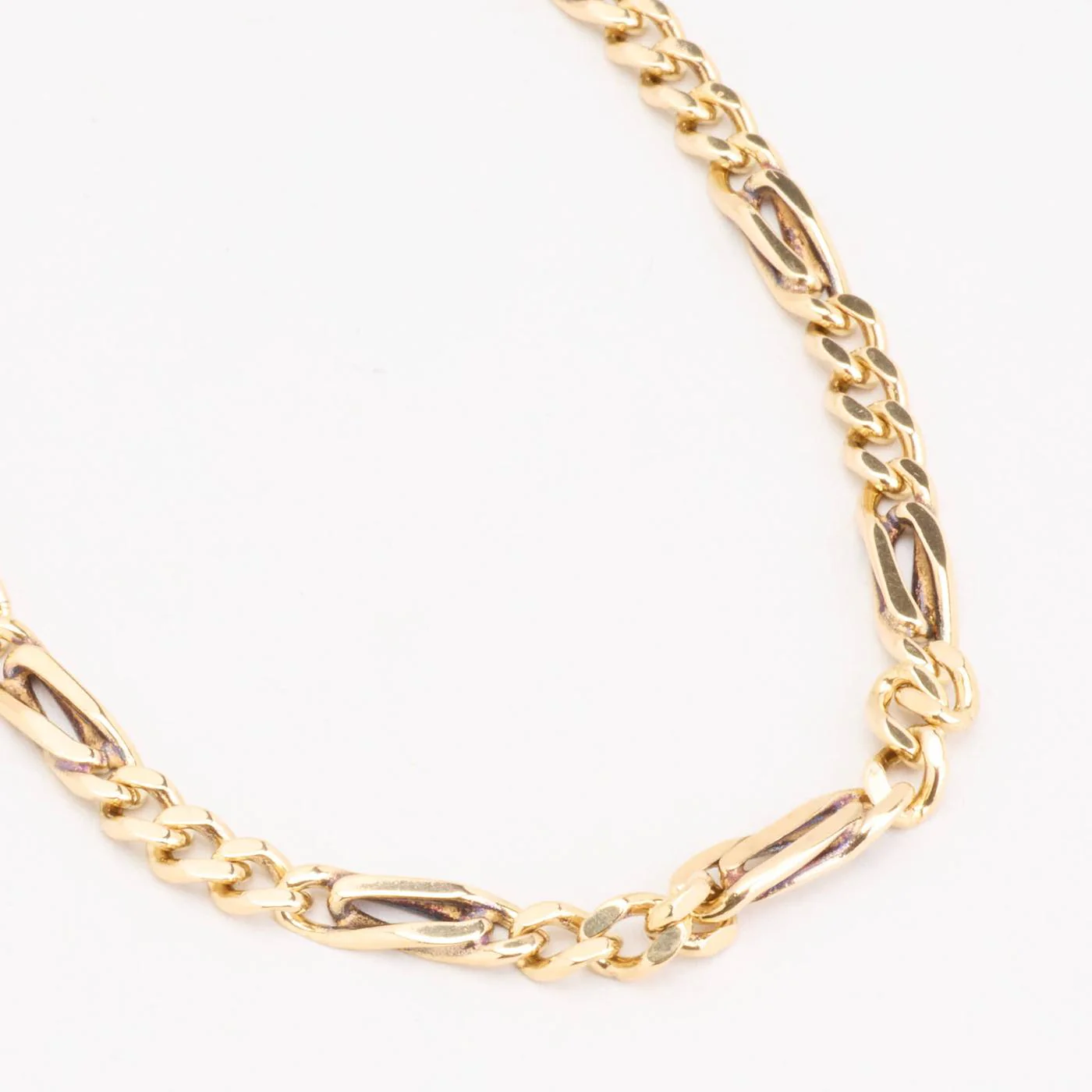 Figaro Halsband i 8K guld, 48 cm, 21 g - Image 2