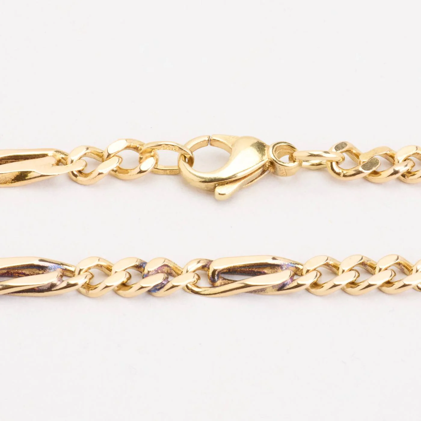 Figaro Halsband i 8K guld, 48 cm, 21 g - Image 3