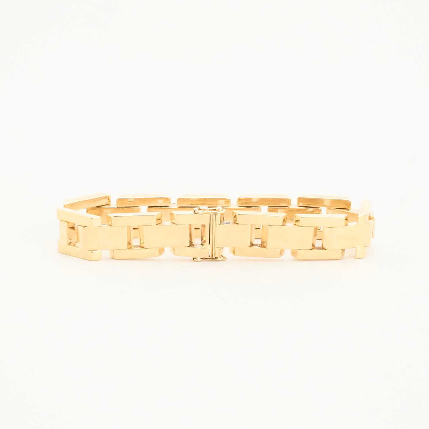 Block Armband i 14K guld, 18.5 cm, 23 g - Image 2