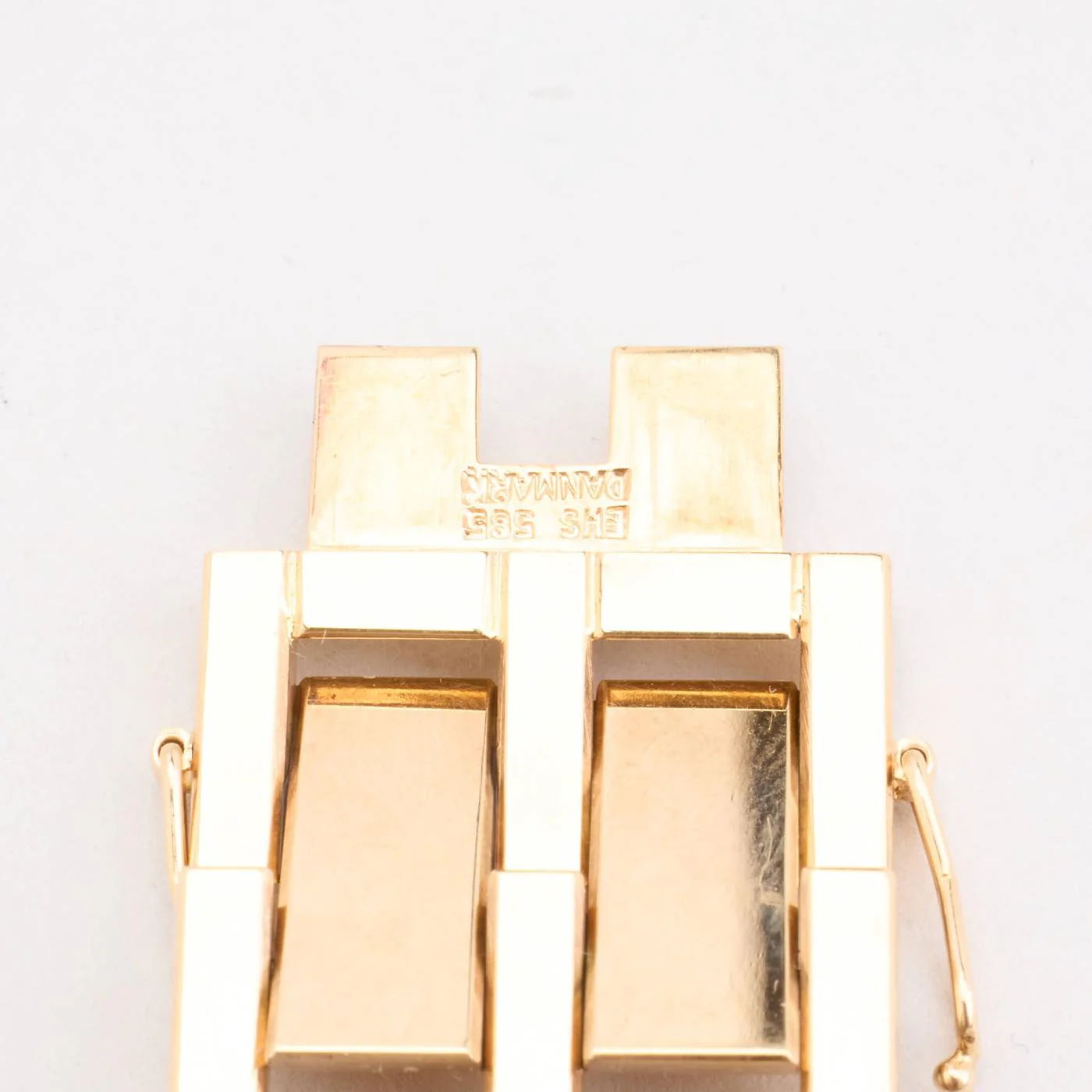 Block Armband i 14K guld, 18.5 cm, 48.01 g - Image 4