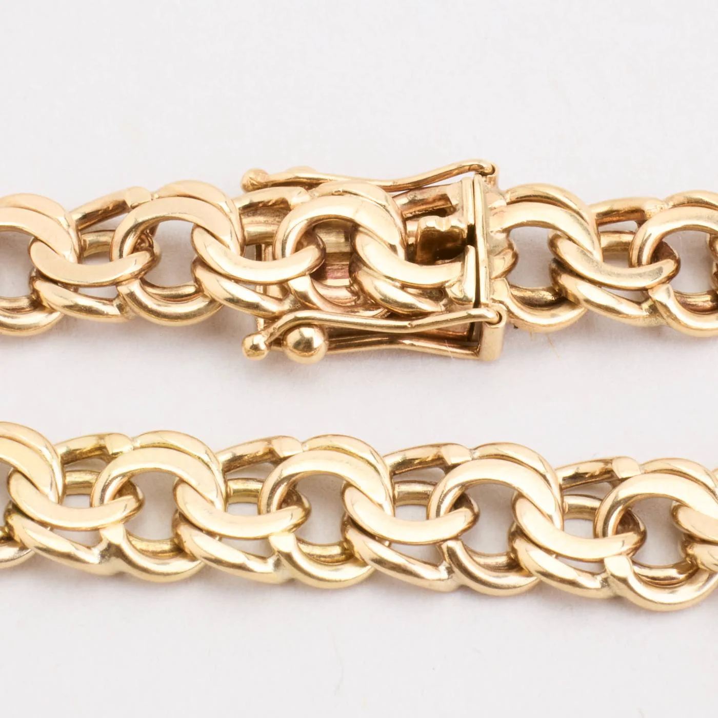 Bismarck berlockarmband i 14K guld, 19 cm, 21.16 g - Image 3