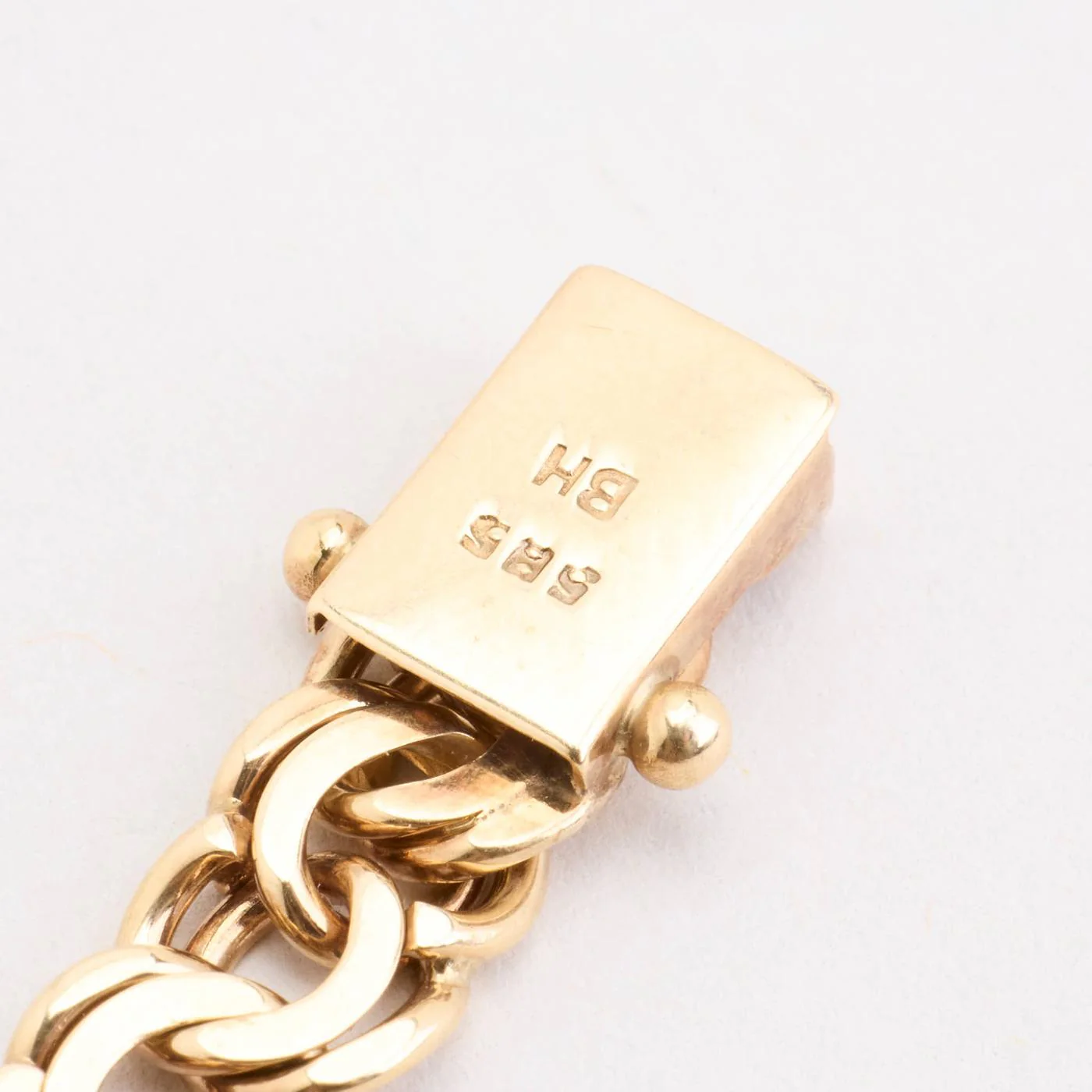 Bismarck berlockarmband i 14K guld, 19 cm, 21.16 g - Image 4