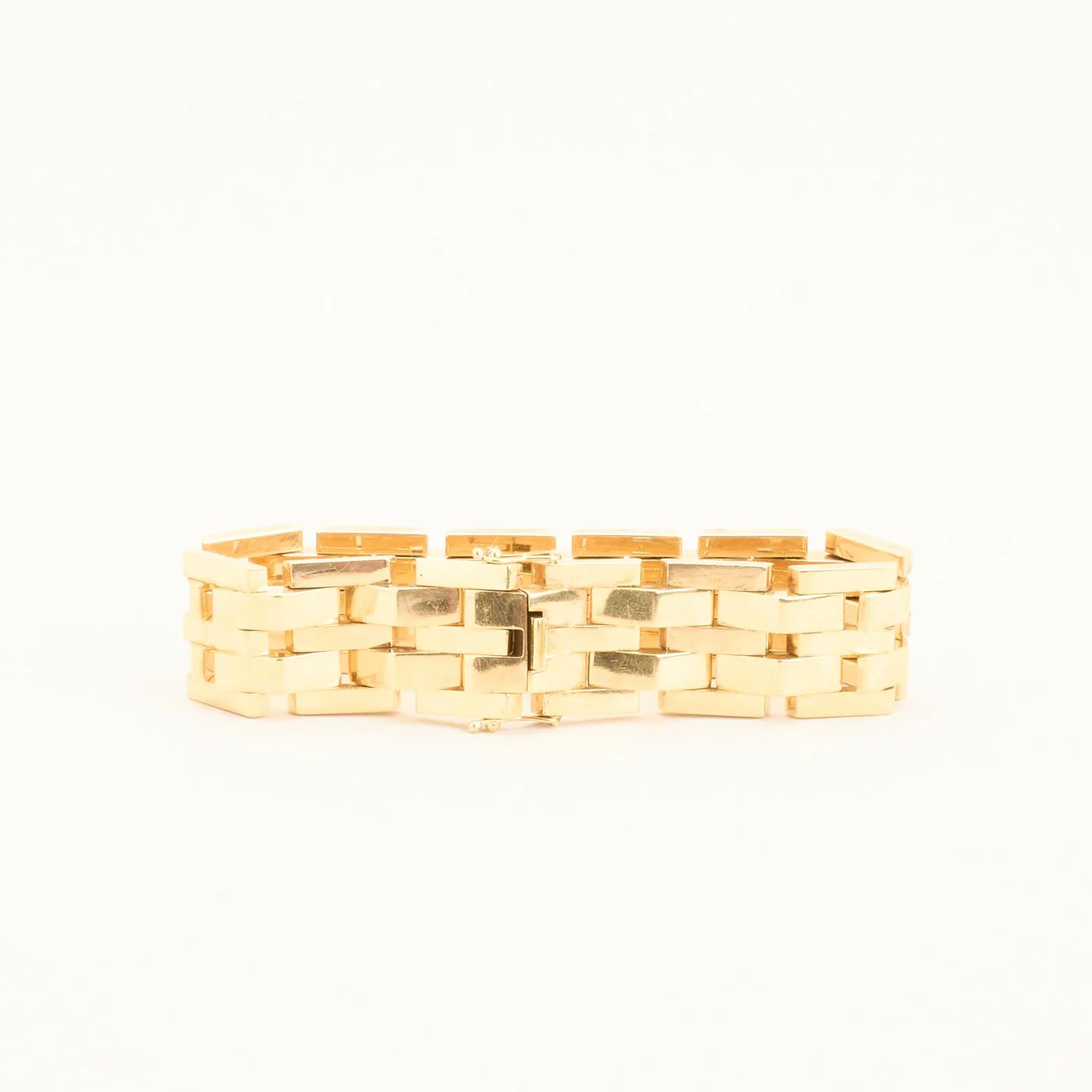 Block Armband i 14K guld, 18 cm, 41.01 g - Image 2