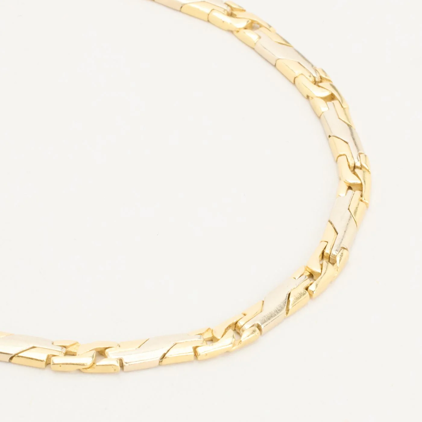Armband i 14K guld och vitt guld, 18 cm, 10.78 g - Image 2