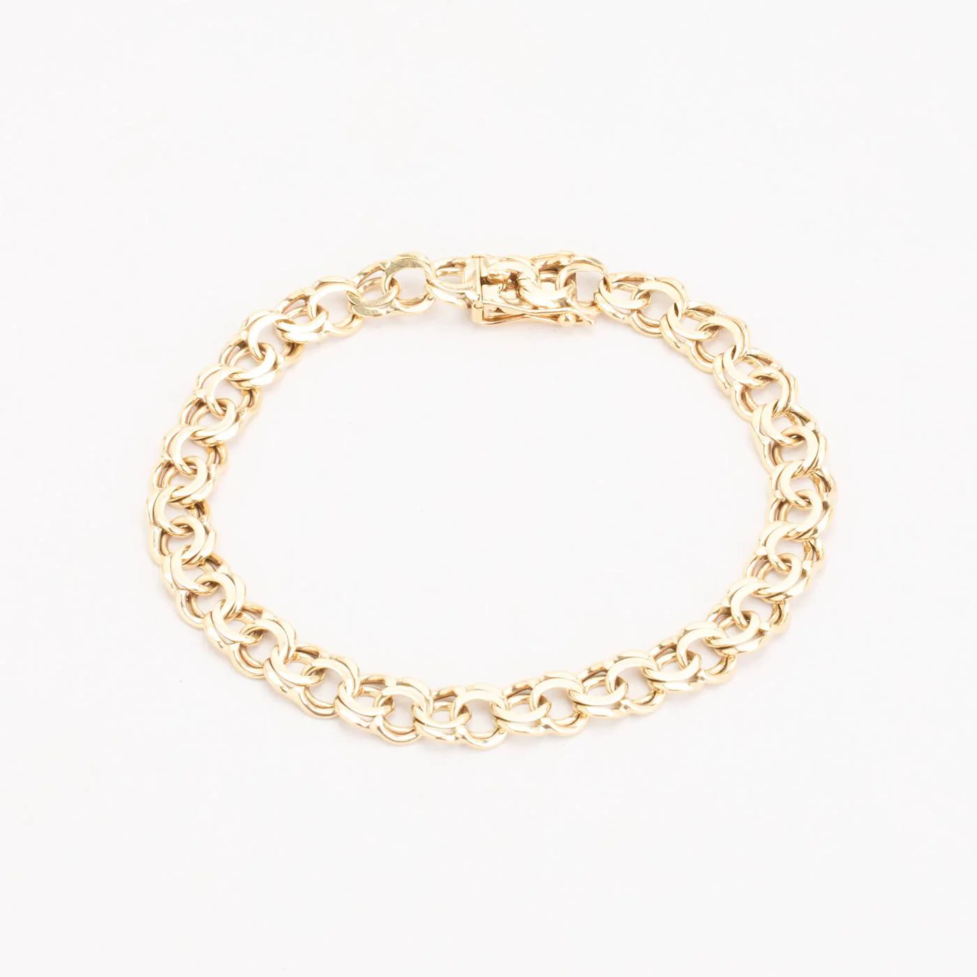 Bismarck Armband i 14K guld, 20 cm, 14.8 g