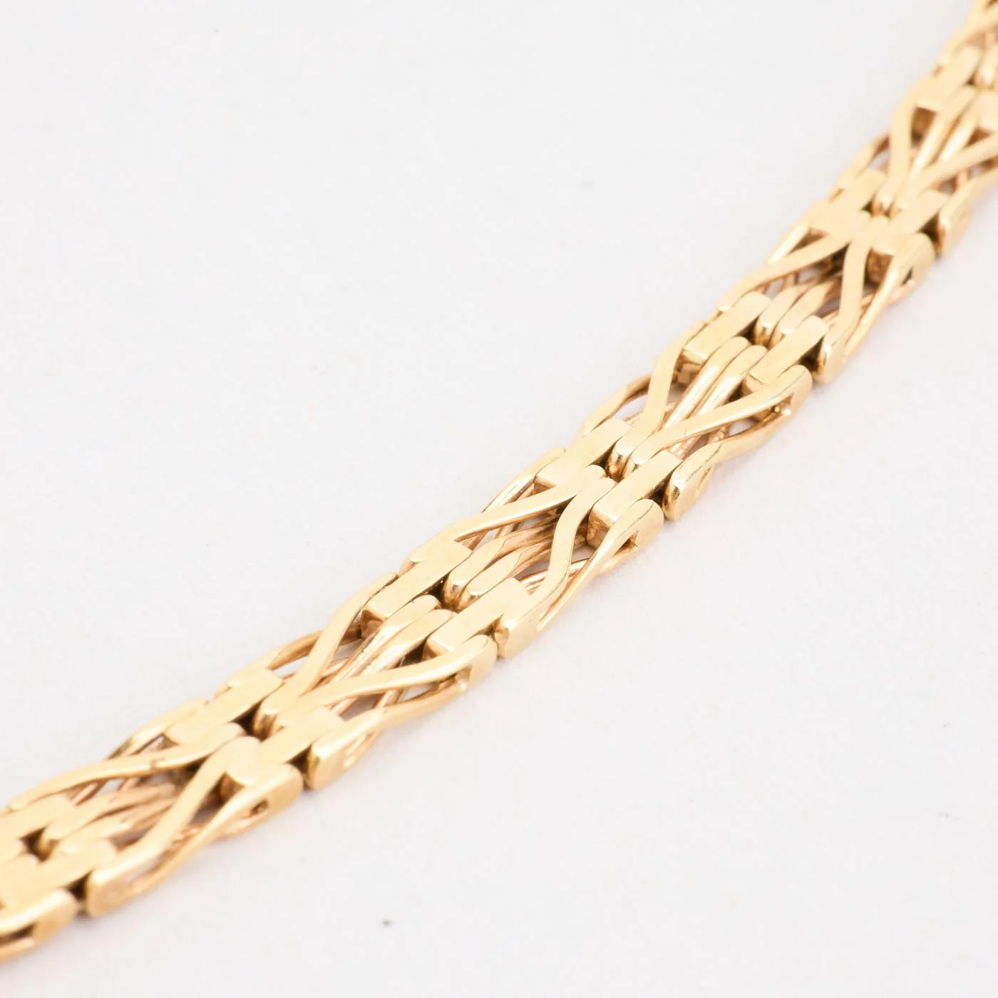 Y-länk Armband i 14K guld, 19 cm, 10.7 g - Image 3