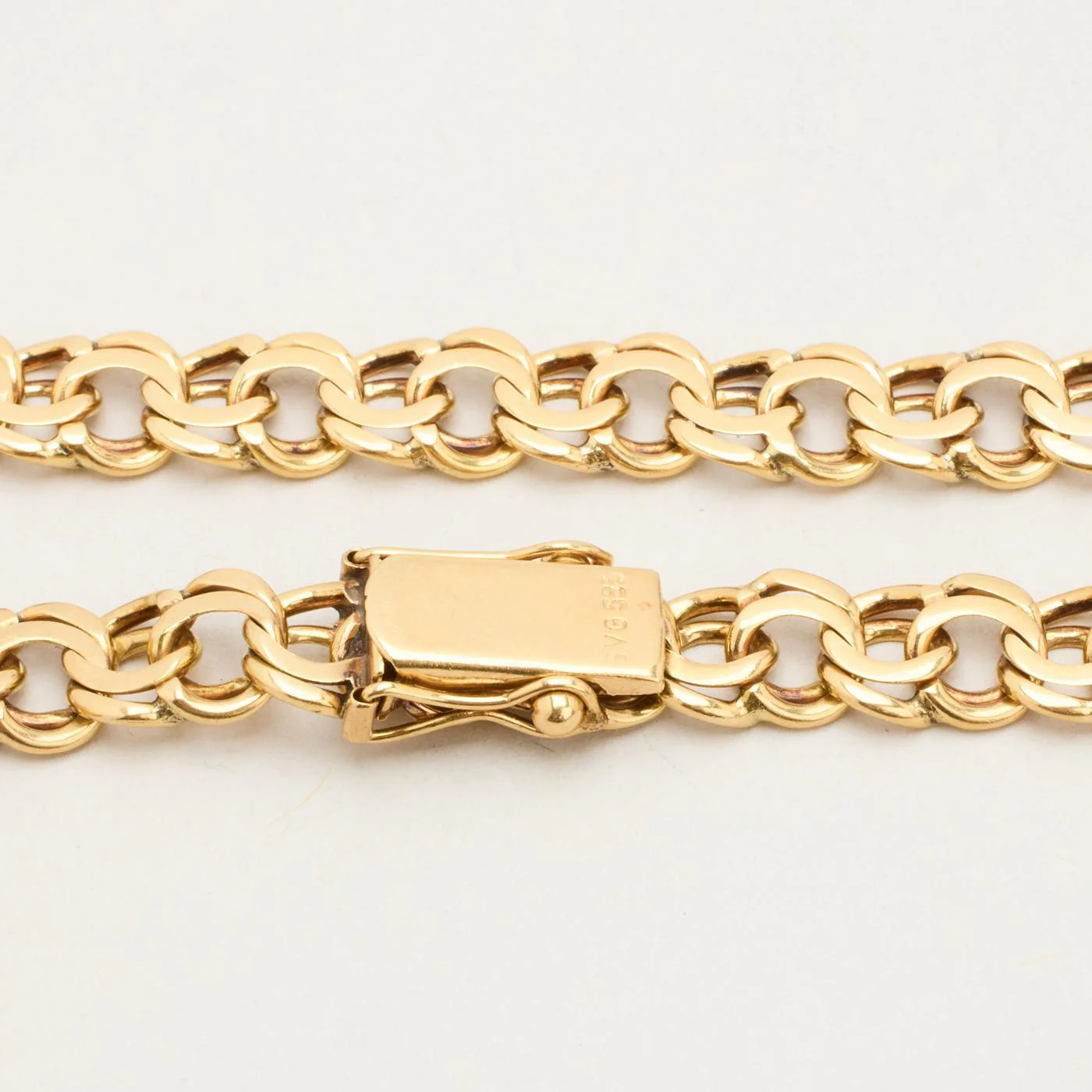 Bismarck berlockarmband i 14K guld, 19.5 cm, 17.45 g - Image 4