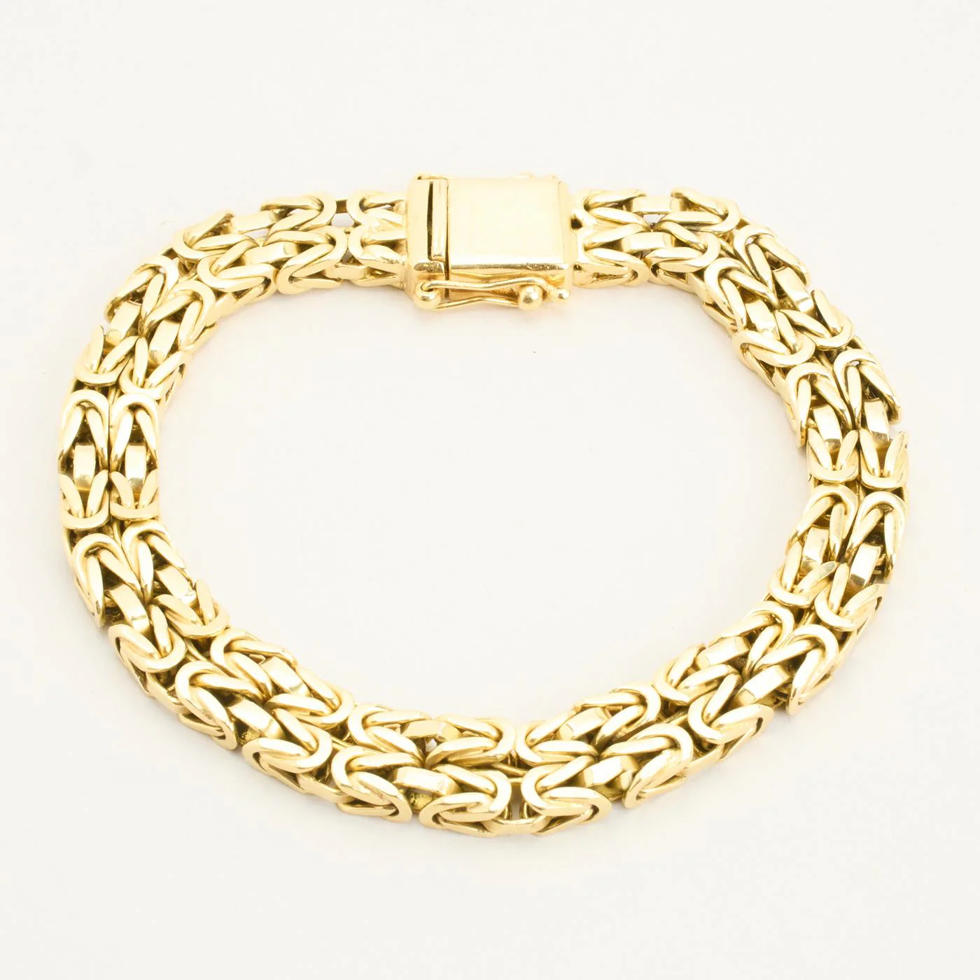 Kejsarlänk Armband i 14K guld, 24.5 cm, 85.4 g