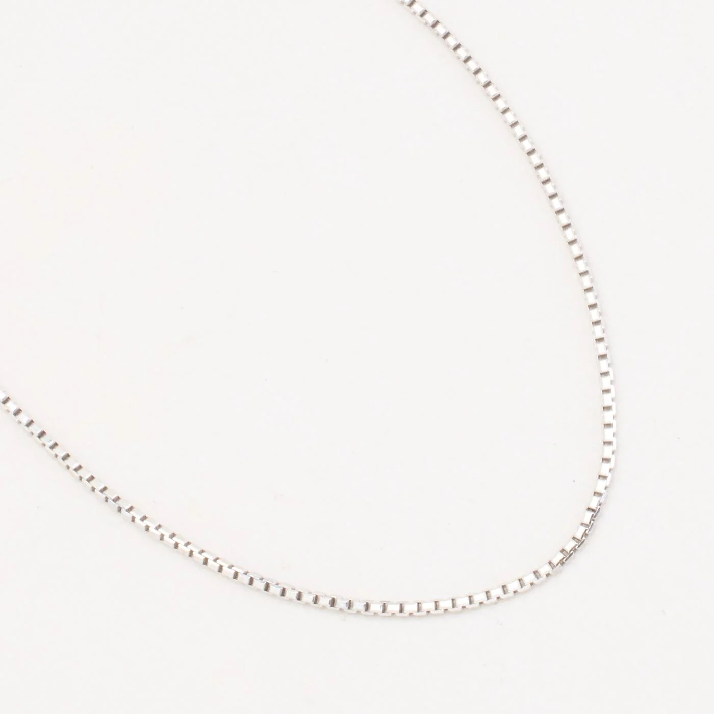 Venezia Halsband i 14K vitt guld, 38 cm, 3.1 g - Image 2
