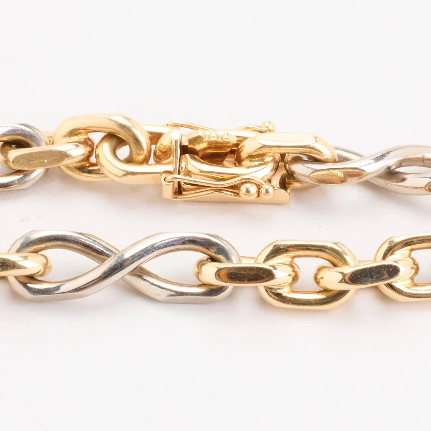BNH Ankarkedja Armband i 14K guld och vitt guld, 19.5 cm, 44.21 g - Image 3