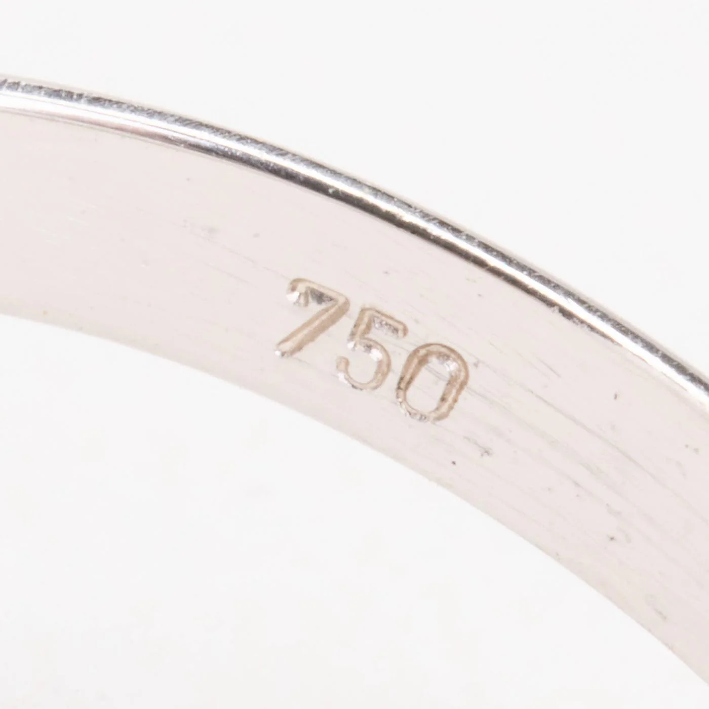 Clusterring med diamant (1.25 ct) i 18K vitt guld strl. 17.5 / strl. 55 - Image 5