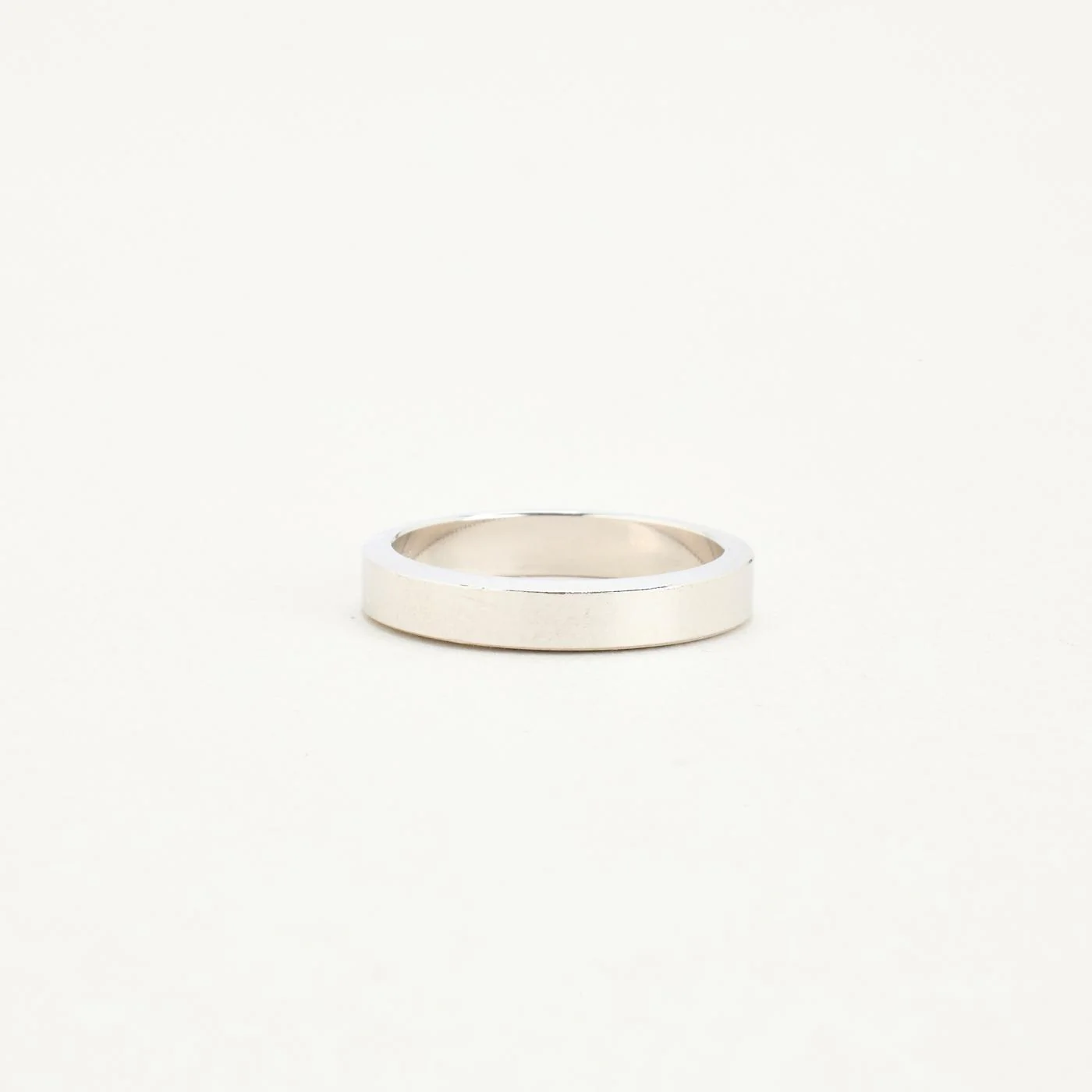 Vigselring i 14K vitt guld strl. 16.9 / strl. 53 - Image 3