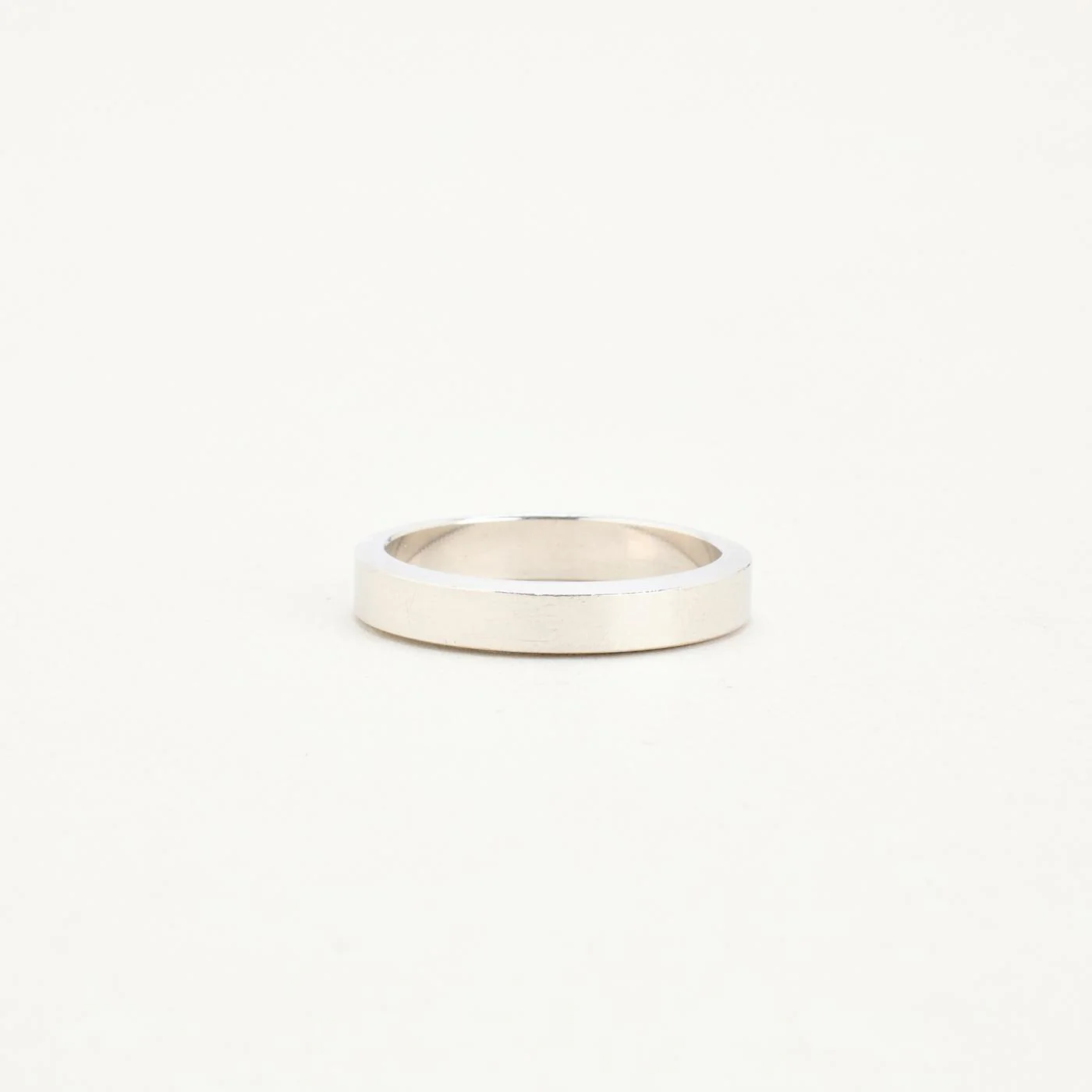 Vigselring i 14K vitt guld strl. 16.9 / strl. 53 - Image 4