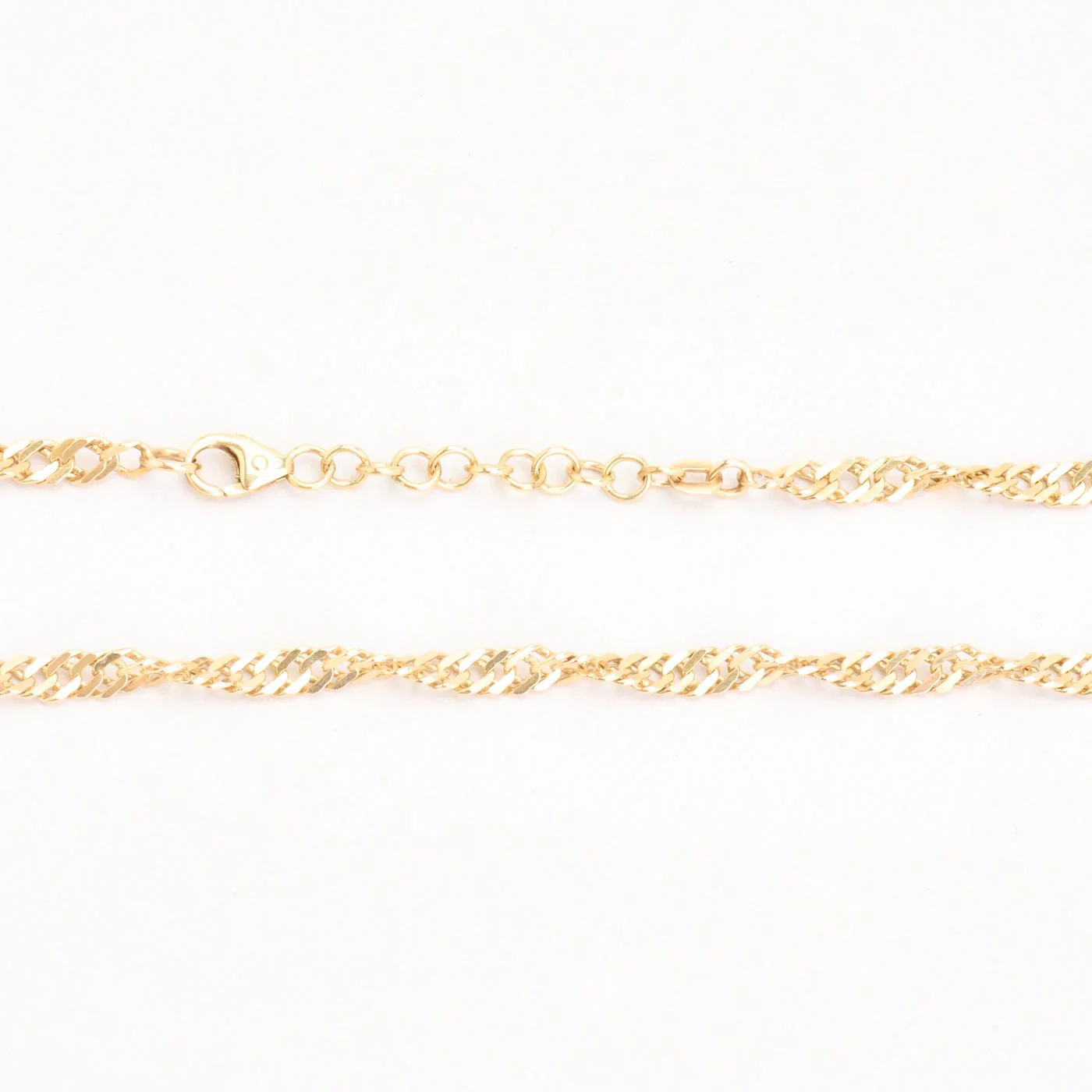 Singaporekedja Halsband i 14K guld, 48 cm, 9 g - Image 4