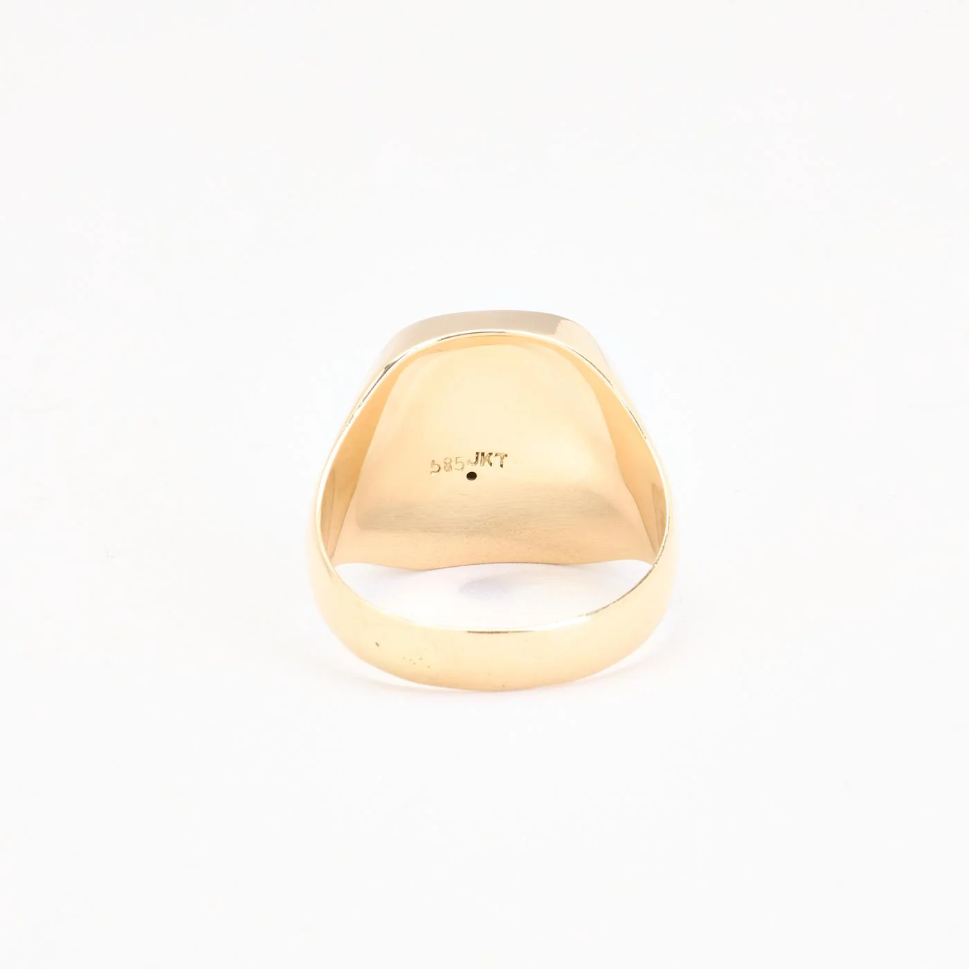 Monogram signetring i 14K guld strl. 20.7 / strl. 65 - Image 4