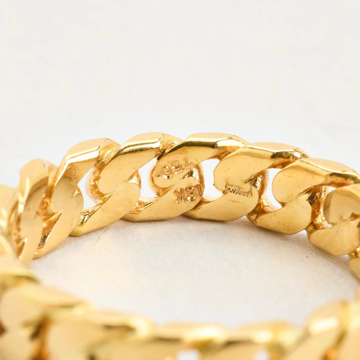Pansar band i 18K guld strl. 18.8 / strl. 59 - Image 5