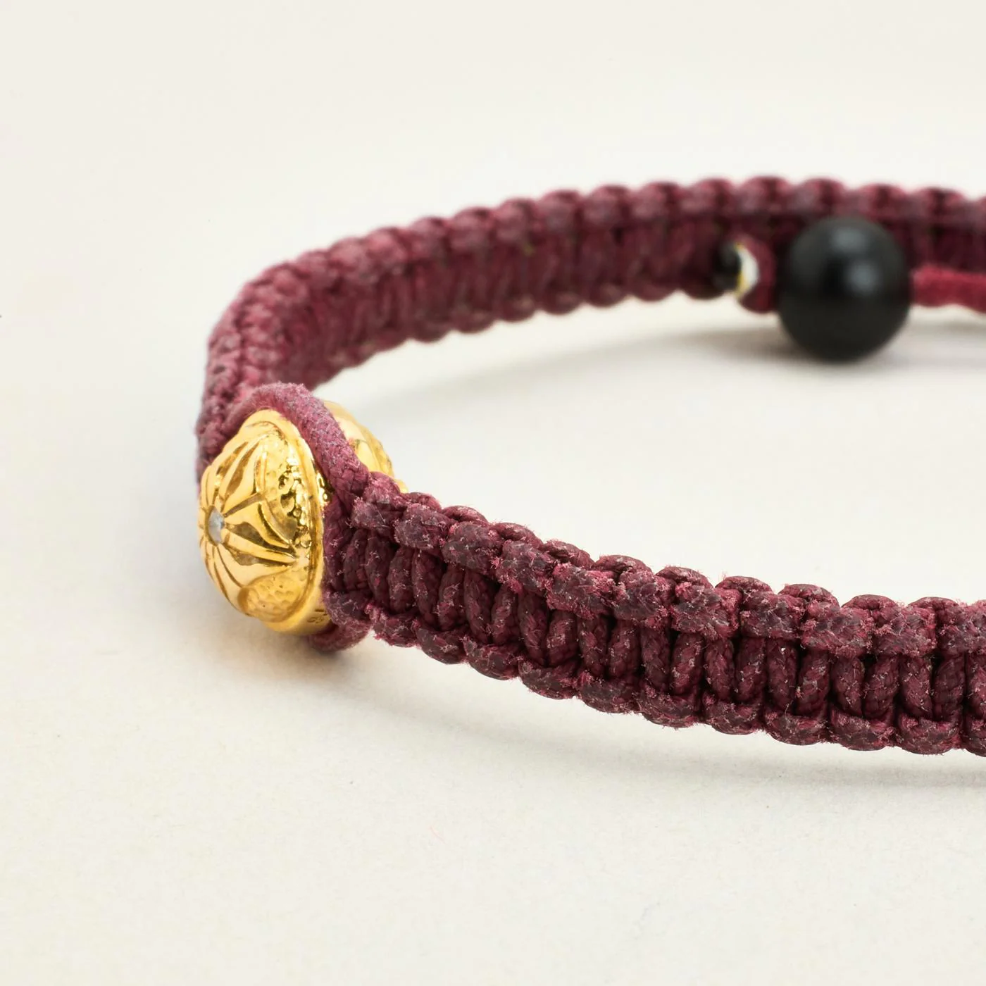 Shamballa Armband med diamant (0.01 ct) i 14K guld, 17 cm, 2.5 g - Image 5