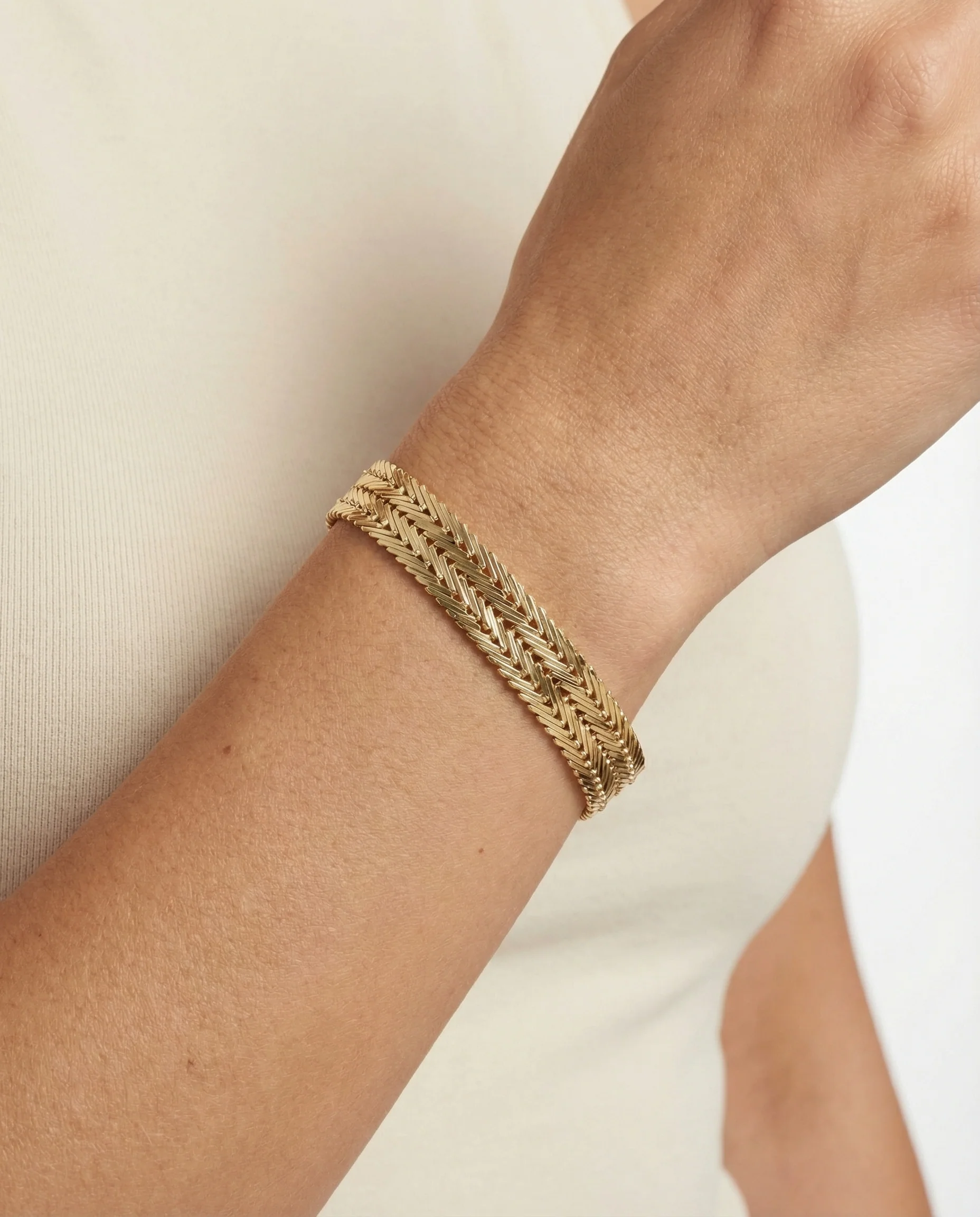 Geneve Armband i 14K guld, 19 cm, 29.9 g