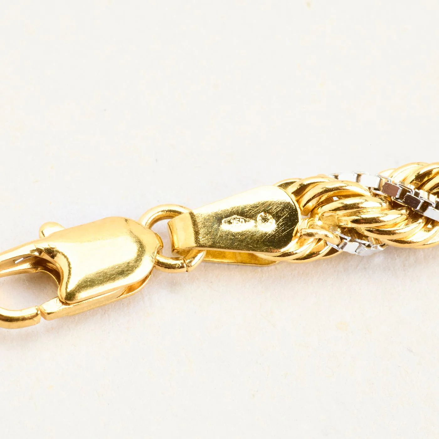 Cordell Halsband i 18K guld och vitt guld, 45.5 cm, 19.36 g - Image 5