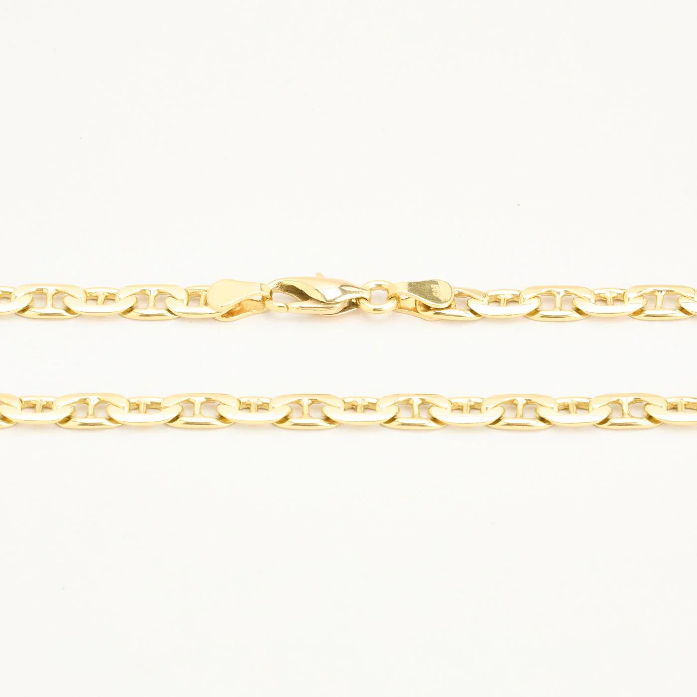 Marinerlänk Halsband i 14K guld, 56.5 cm, 34.66 g - Image 4