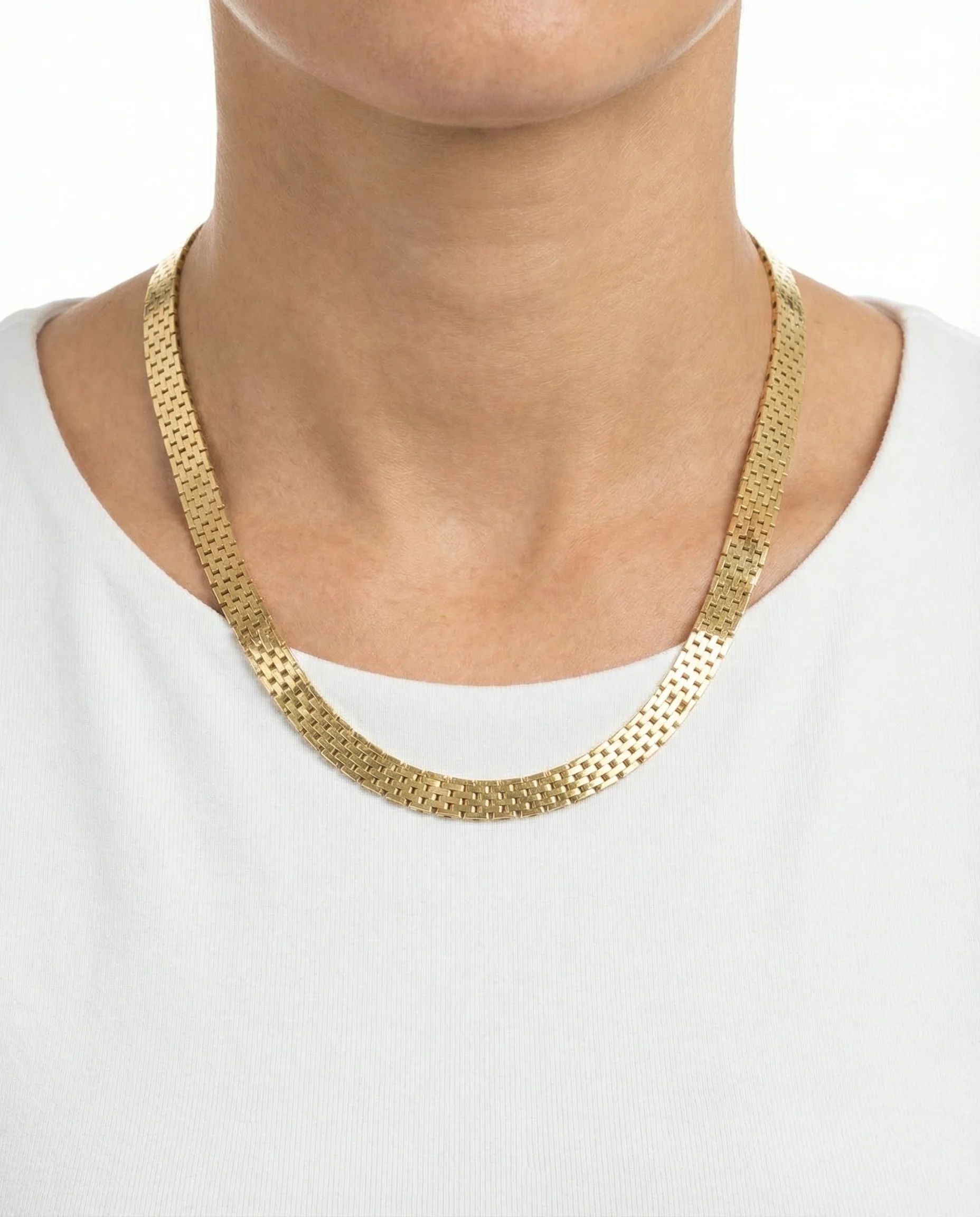 Korridor Halsband i 14K guld, 44 cm, 42.76 g