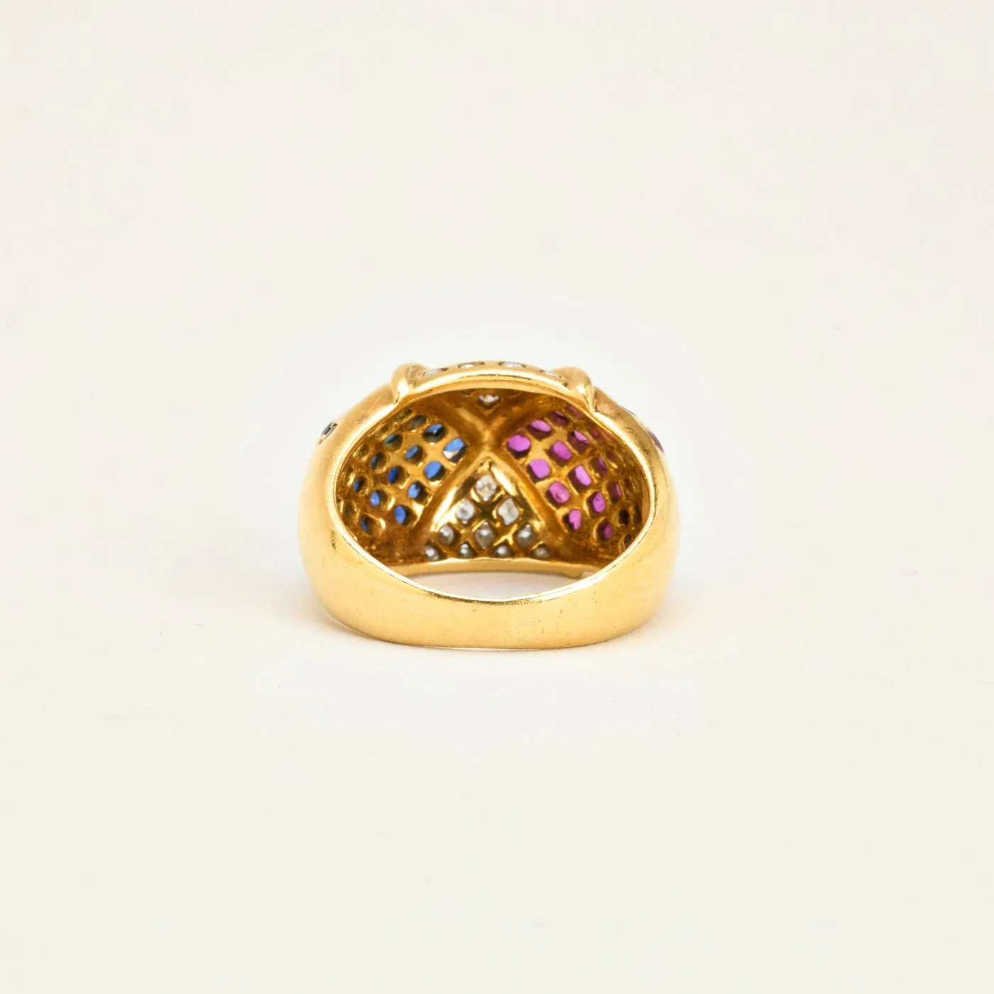 Gypsyring med diamant (0.21 ct) i 18K guld strl. 16.2 / strl. 51 - Image 4