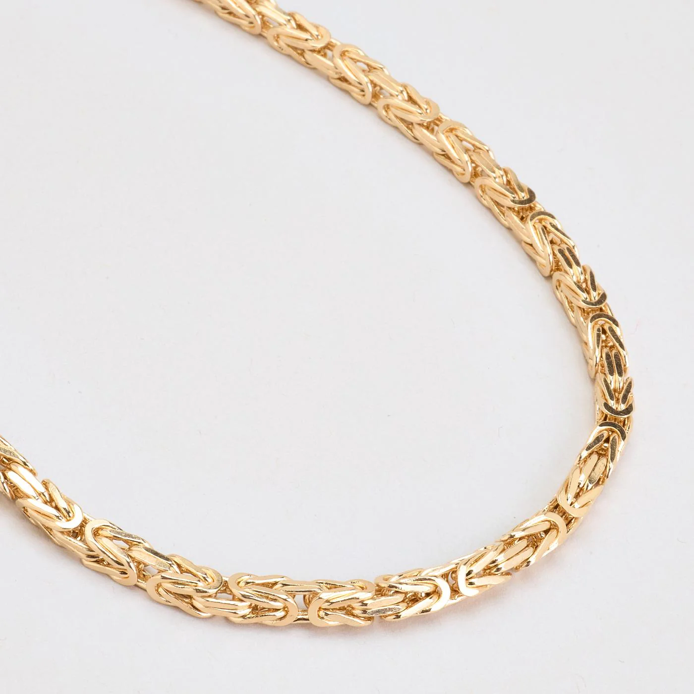 BNH Kejsarlänk Halsband i 14K guld, 46 cm, 48.67 g - Image 3