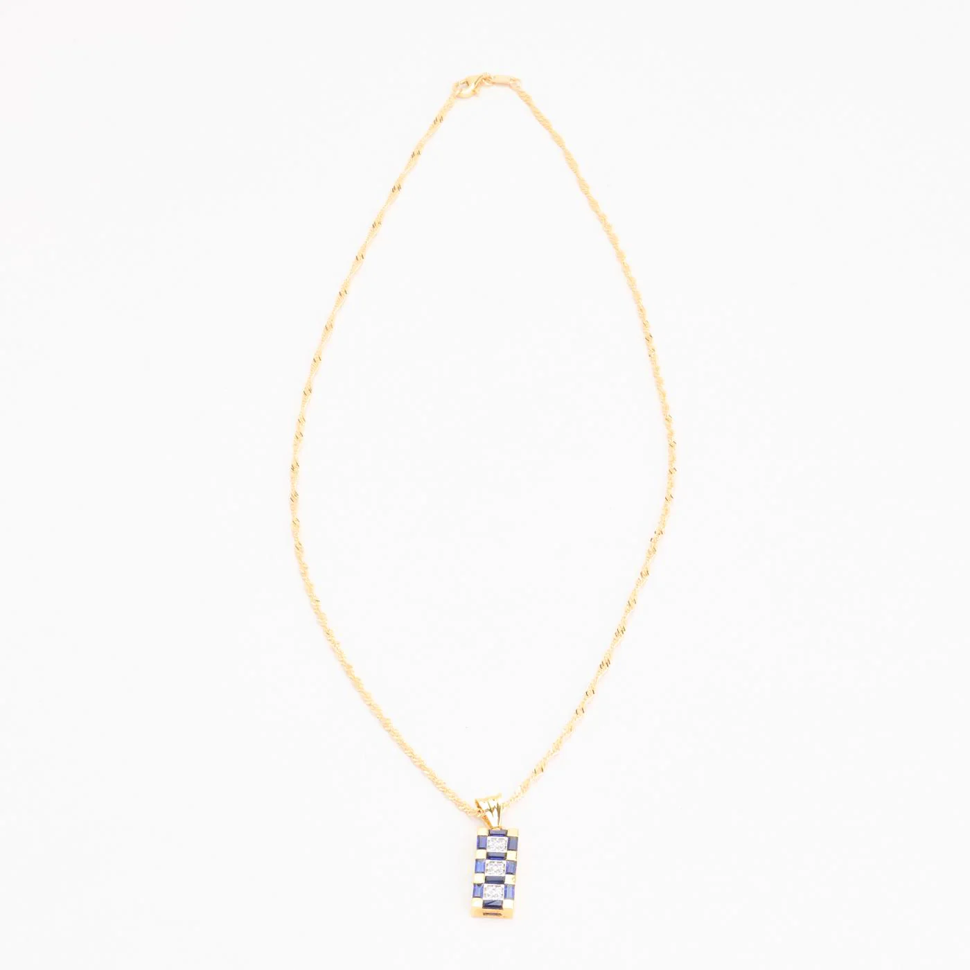 Singaporekedja Halsband i 18K guld, 51 cm, 6.5 g