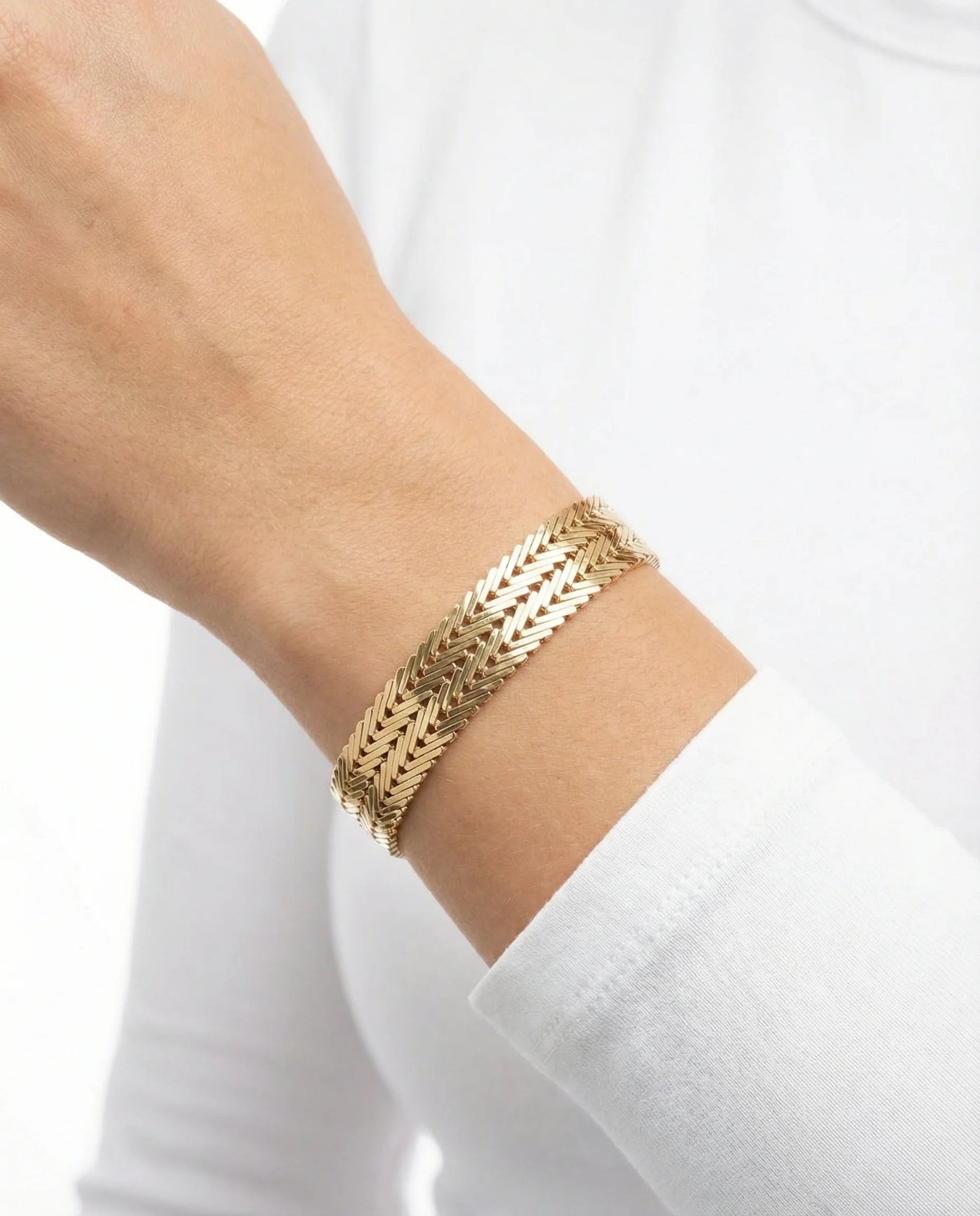 Geneve Armband i 14K guld, 18.5 cm, 34.9 g