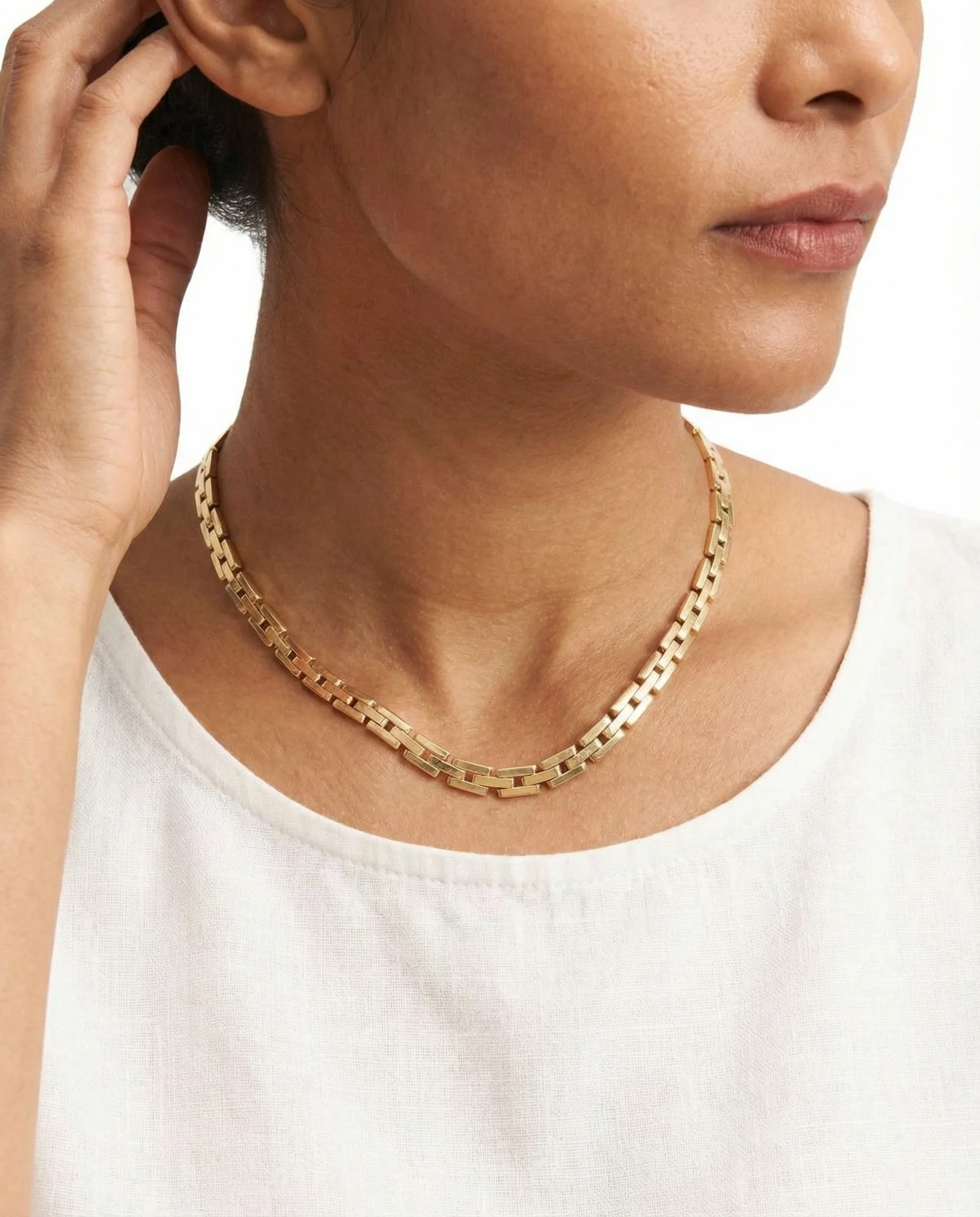 Halsband i 14K guld, 44 cm, 41.36 g
