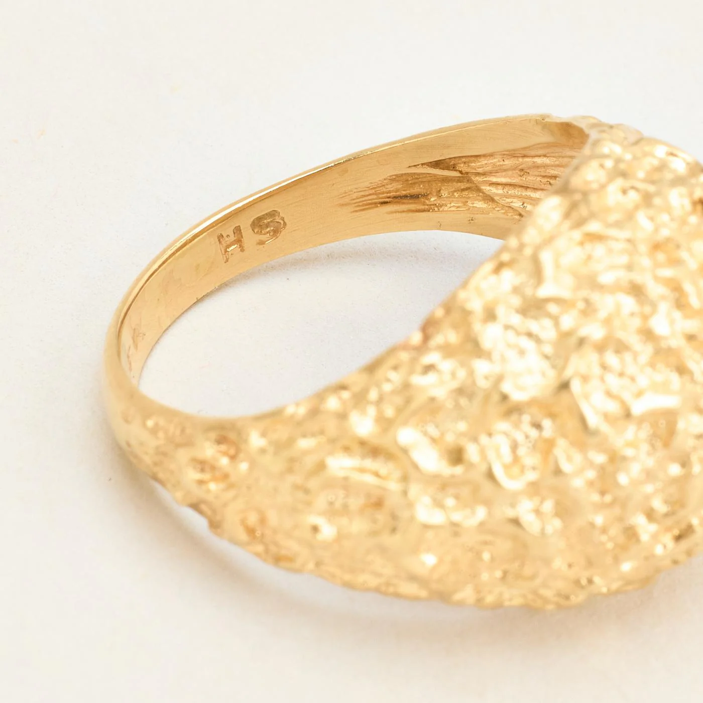 Gypsyring i 14K guld strl. 15.3 / strl. 48 - Image 6