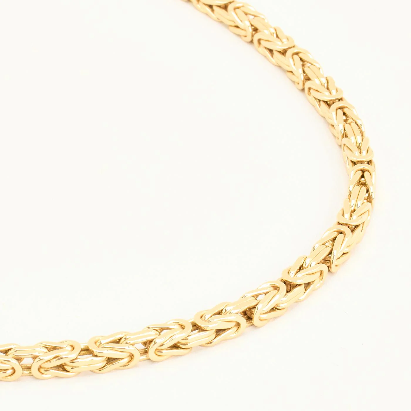 BNH Kejsarlänk Halsband i 14K guld, 56.5 cm, 65.7 g - Image 3