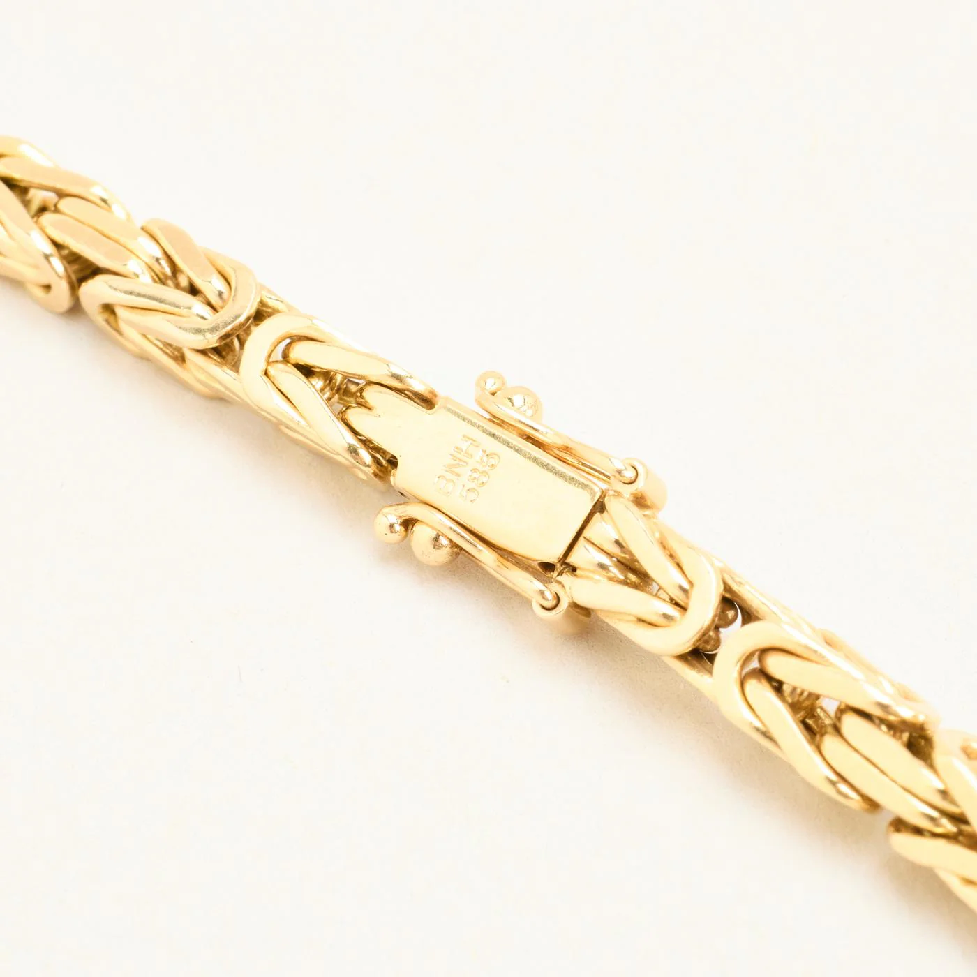 BNH Kejsarlänk Halsband i 14K guld, 56.5 cm, 65.7 g - Image 5