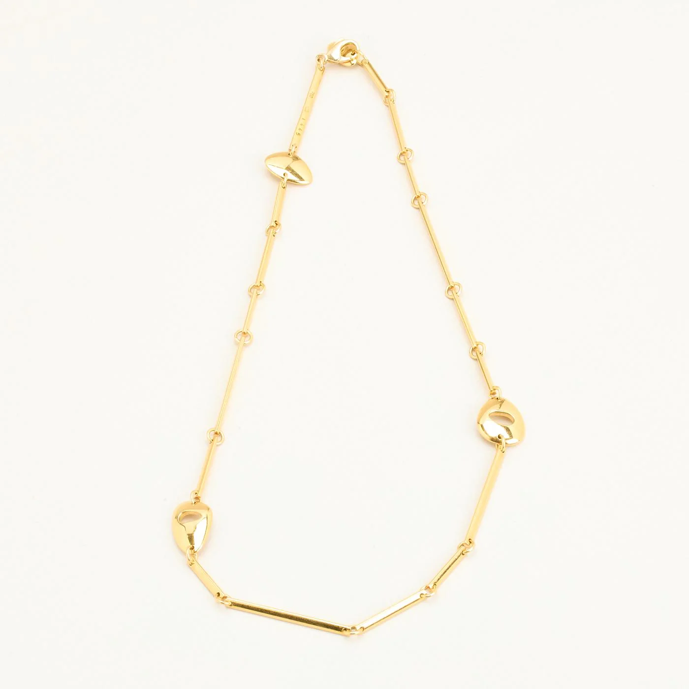 Georg Jensen collier i 18K guld, 45 cm, 28.2 g - Image 2
