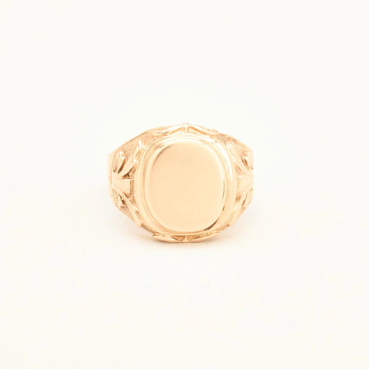 Signetring i 14K guld strl. 19.7 / strl. 62