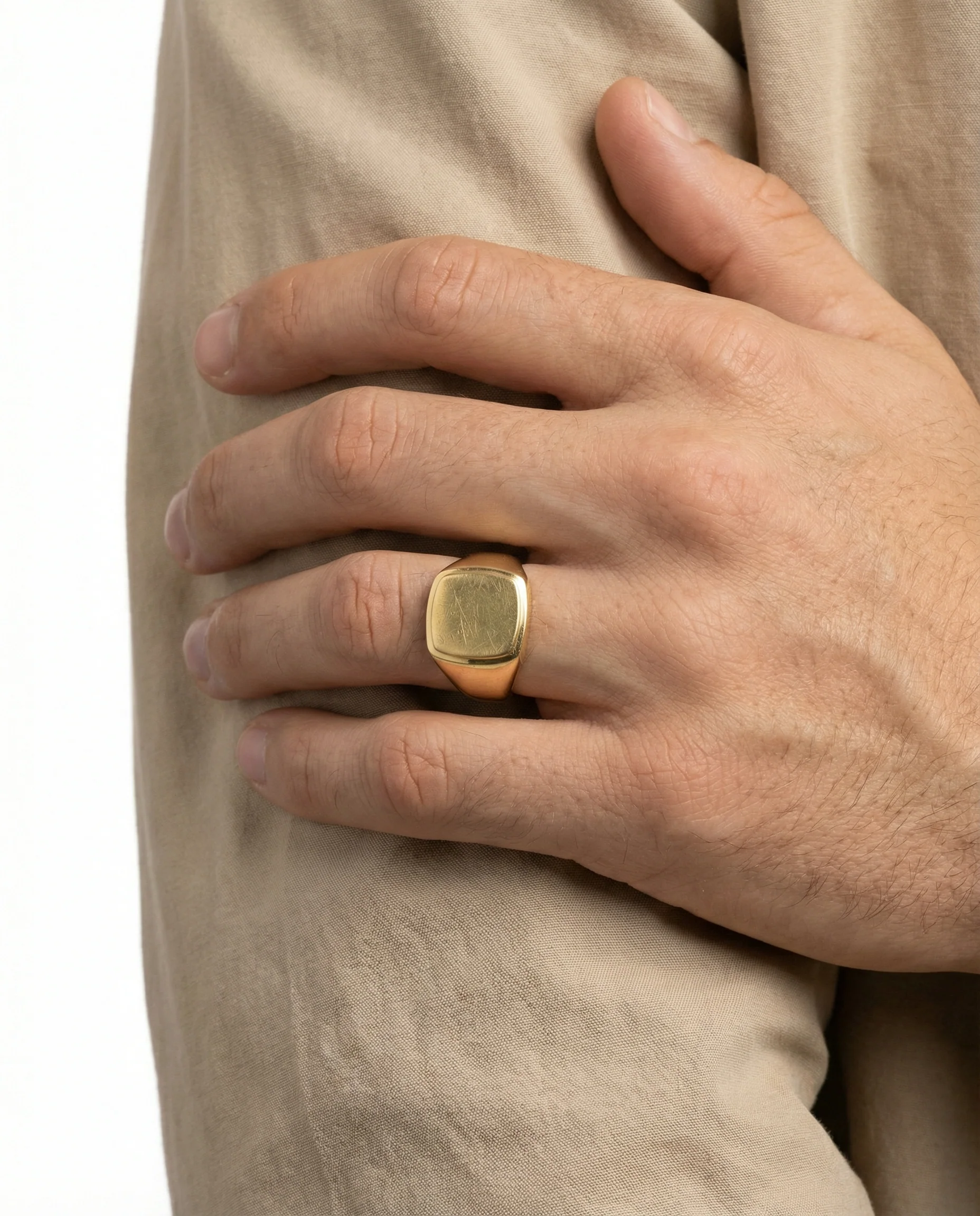 Signetring i 14K guld strl. 22 / strl. 69 - Image 2