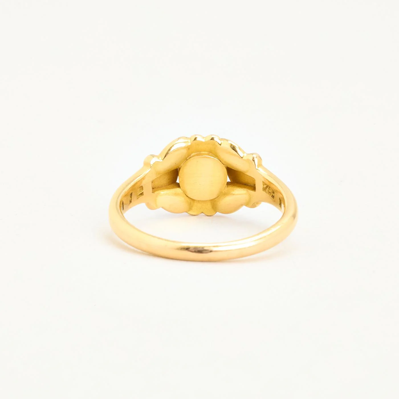 Pärlring i 18K guld med en pärla strl. 17.8 / strl. 56 - Image 4