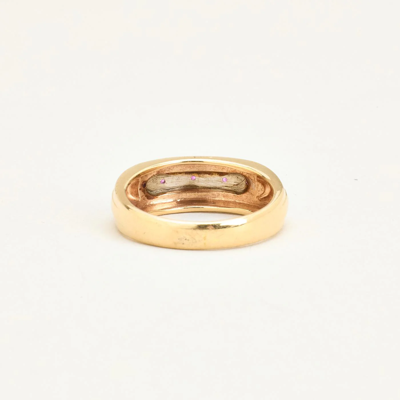 Gypsyring i 14K guld och vitt guld strl. 16.6 / strl. 52 - Image 4