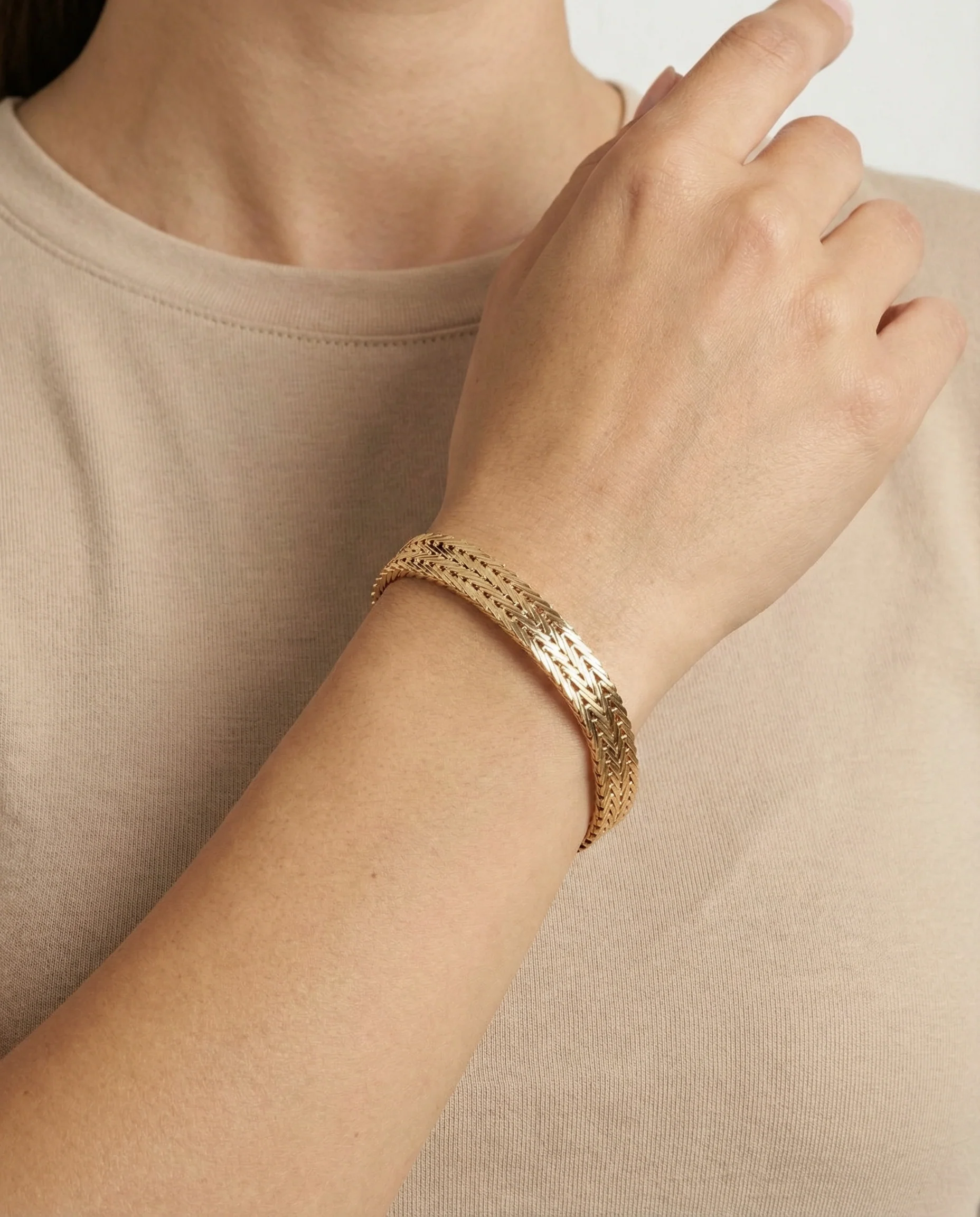BNH Geneve Armband i 14K guld, 18.5 cm, 24.49 g