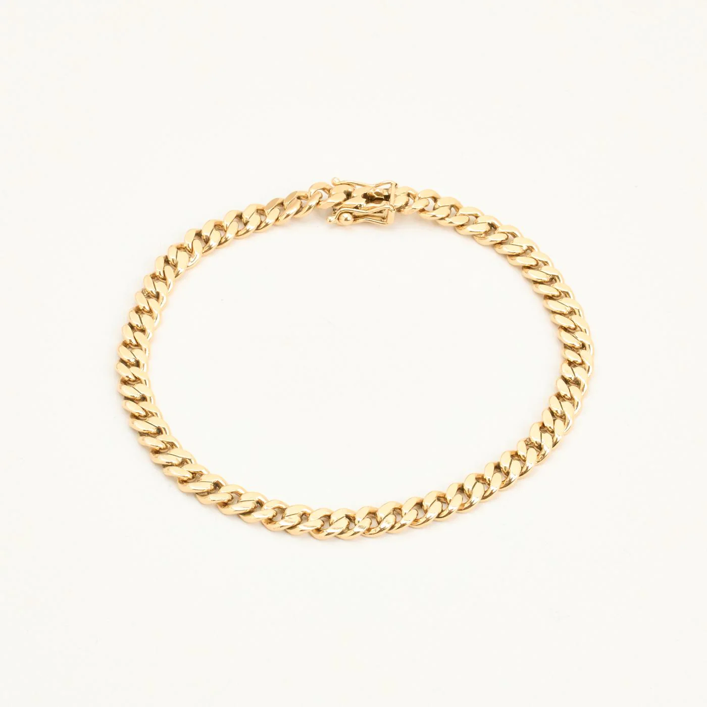 Pansar Armband i 14K guld, 19 cm, 14 g