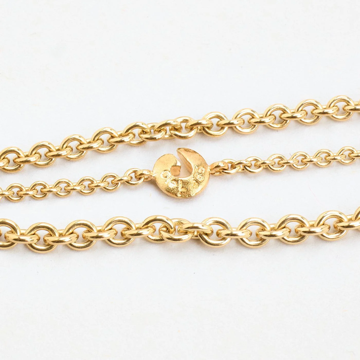 Ole Lynggaard Ankarkedja collier i 14K guld, 42.5 cm, 25.5 g - Image 4